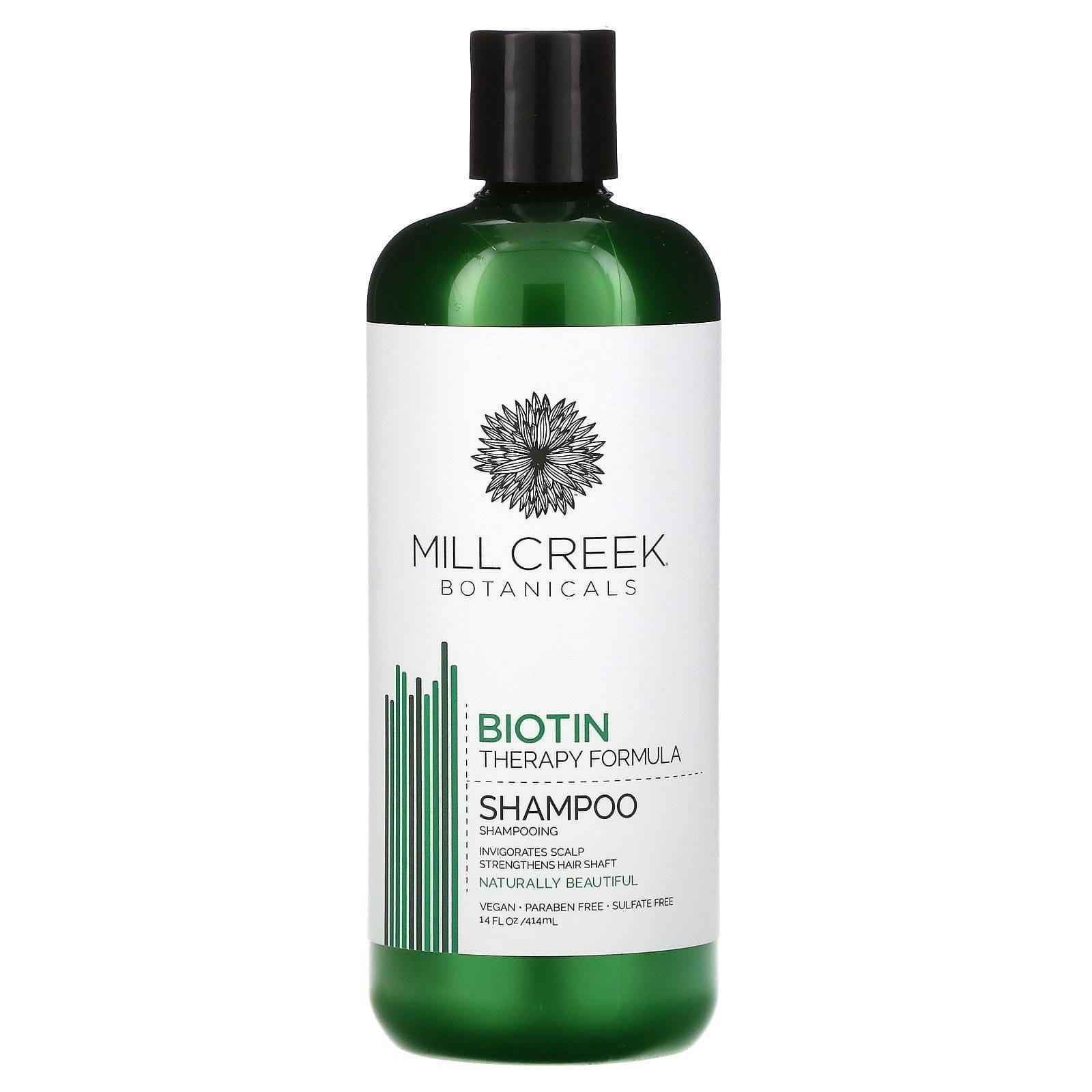 Mill Creek Botanicals, Champú Biotina, Fórmula Terapéutica, 14 fl oz (414 ml)