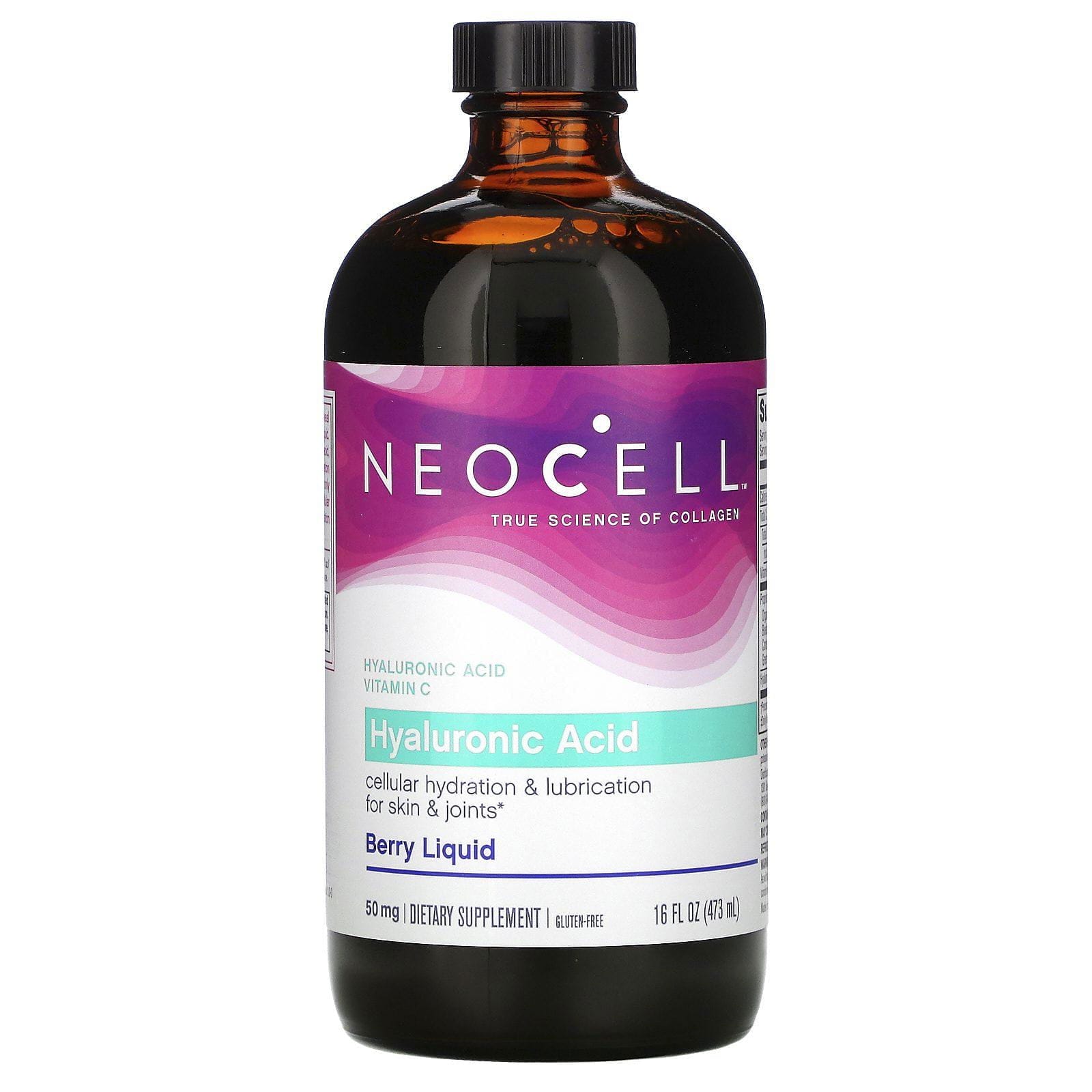 Neocell, Líquido de bayas de ácido hialurónico, 50 mg, 473 ml (16 oz. líq.)