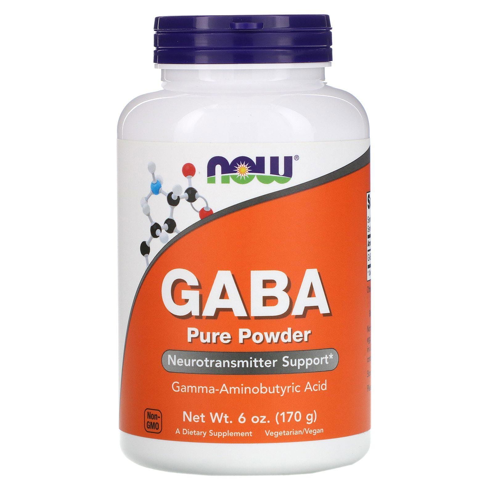 Now Foods, GABA, Polvo Puro, 6 oz (170 g)