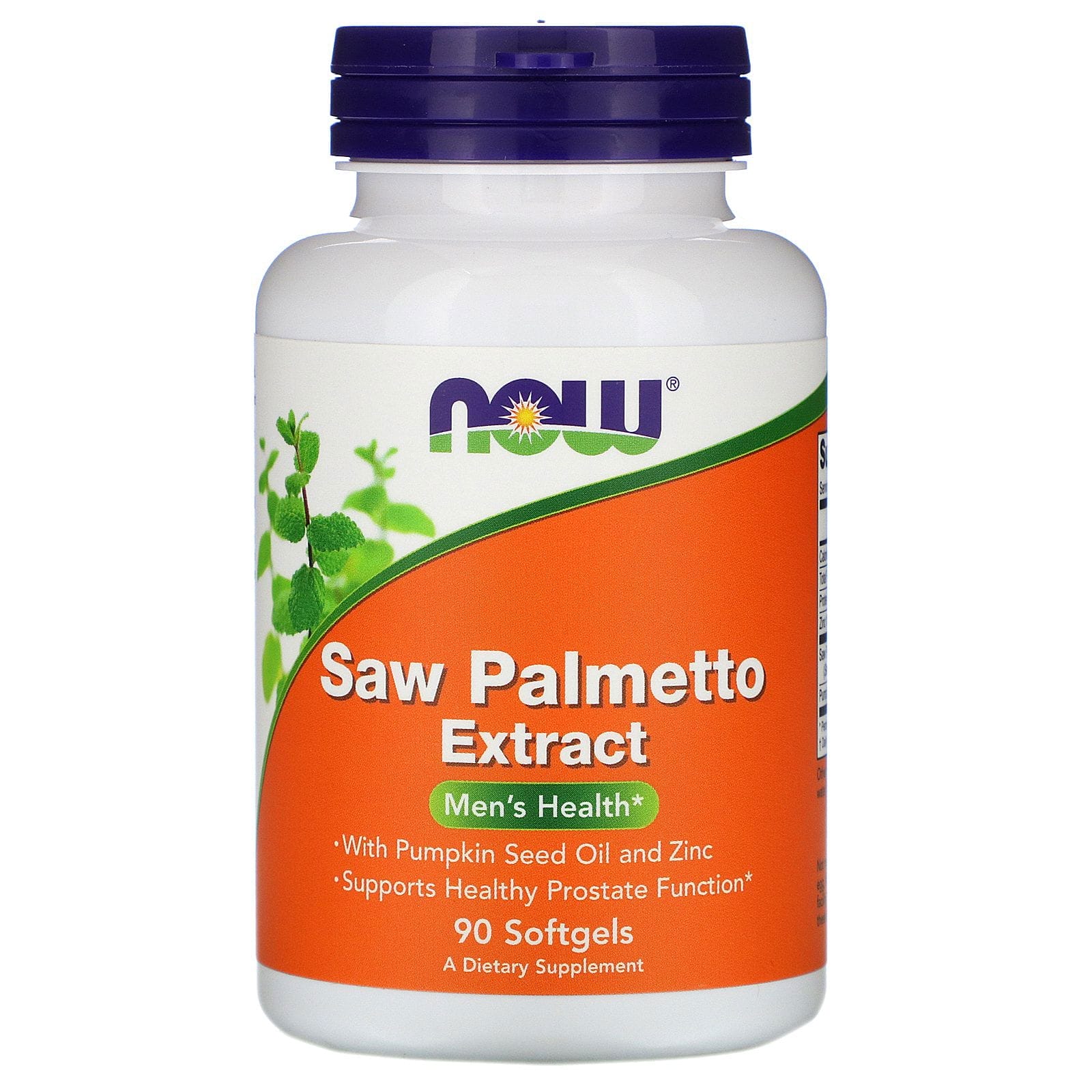 Now Foods, Extracto de Serenoa repens, 90 cápsulas blandas