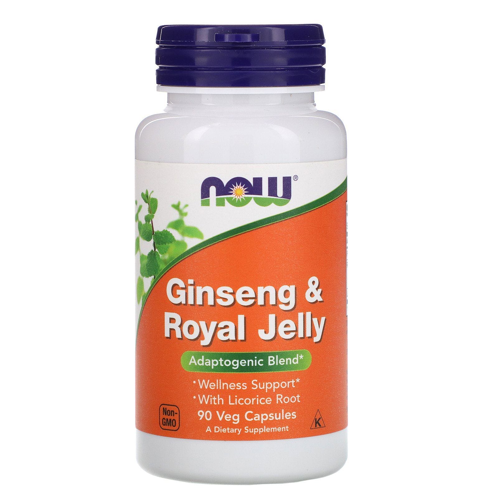 Now Foods, Ginseng & Jalea Real, 90 Cápsulas