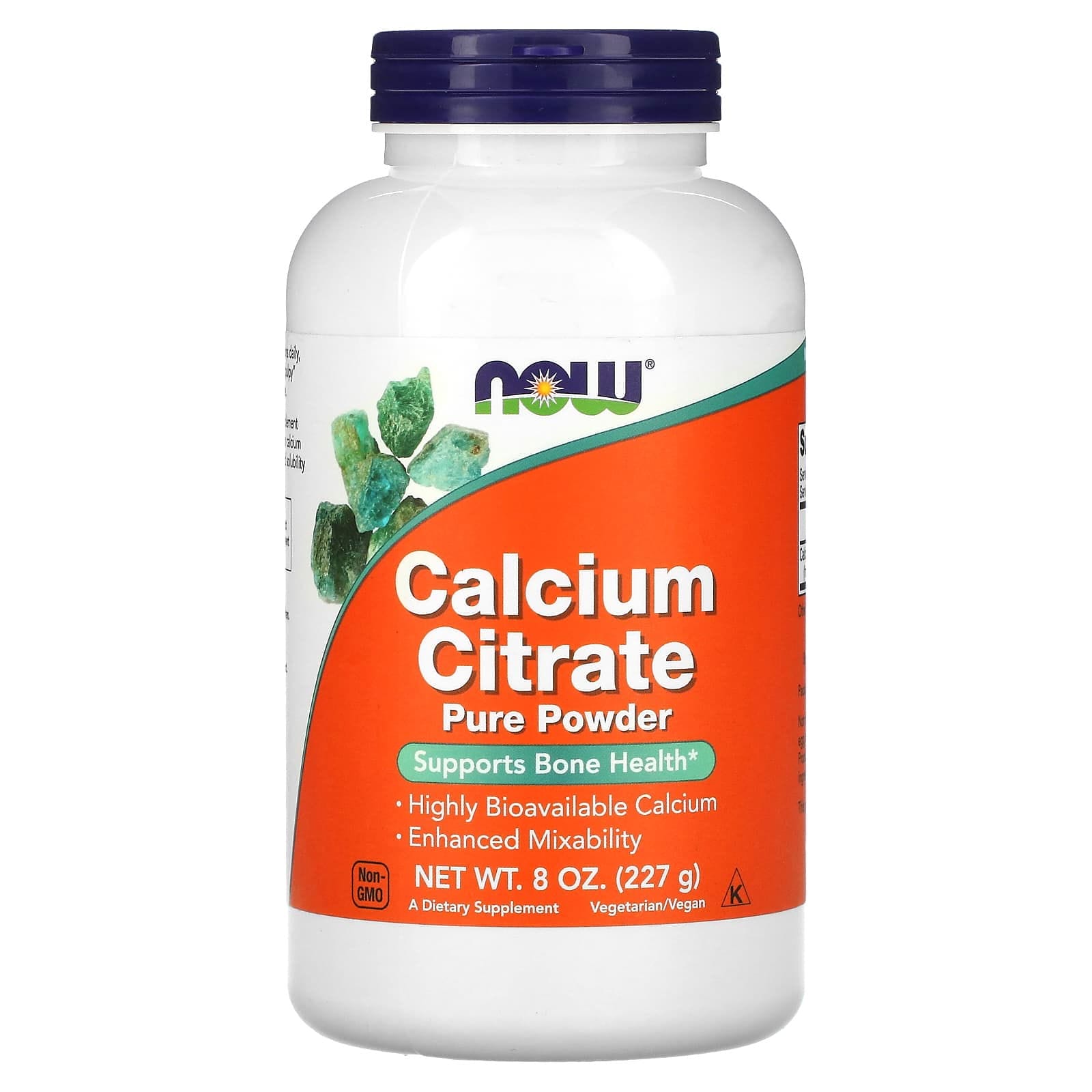 NOW Foods, Citrato de Calcio, Polvo puro, 8 oz (227 g)