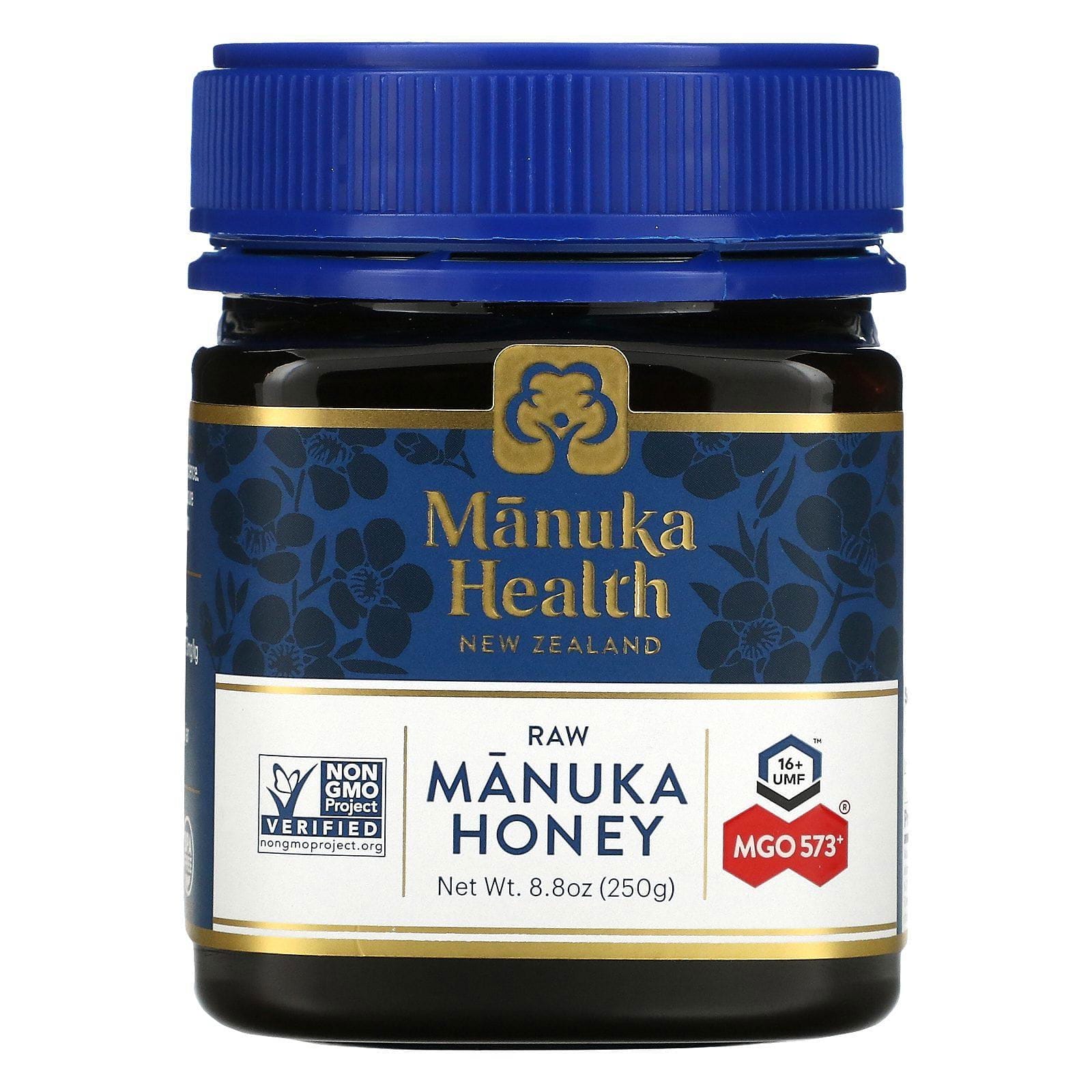 Manuka Health, Miel de manuka, MGO 573+, 250 g (8,8 oz)