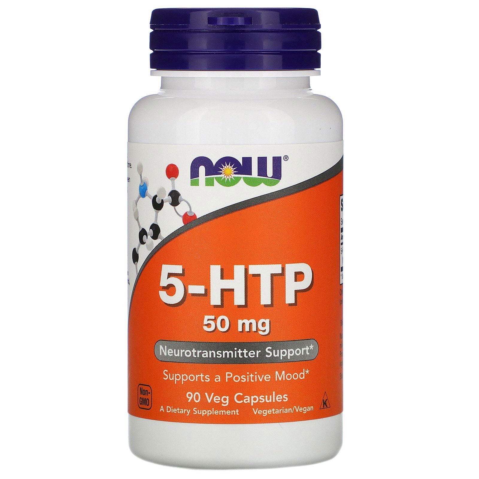 Now Foods, 5-HTP, 50 mg, 90 cápsulas