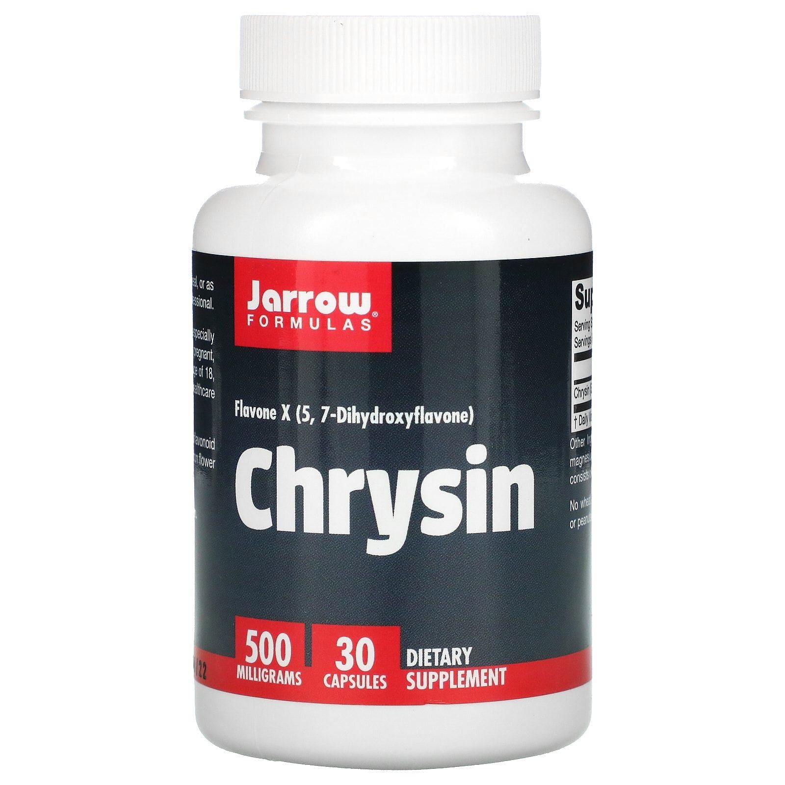 Jarrow Formulas, Crisina, 500 mg, 30 cápsulas