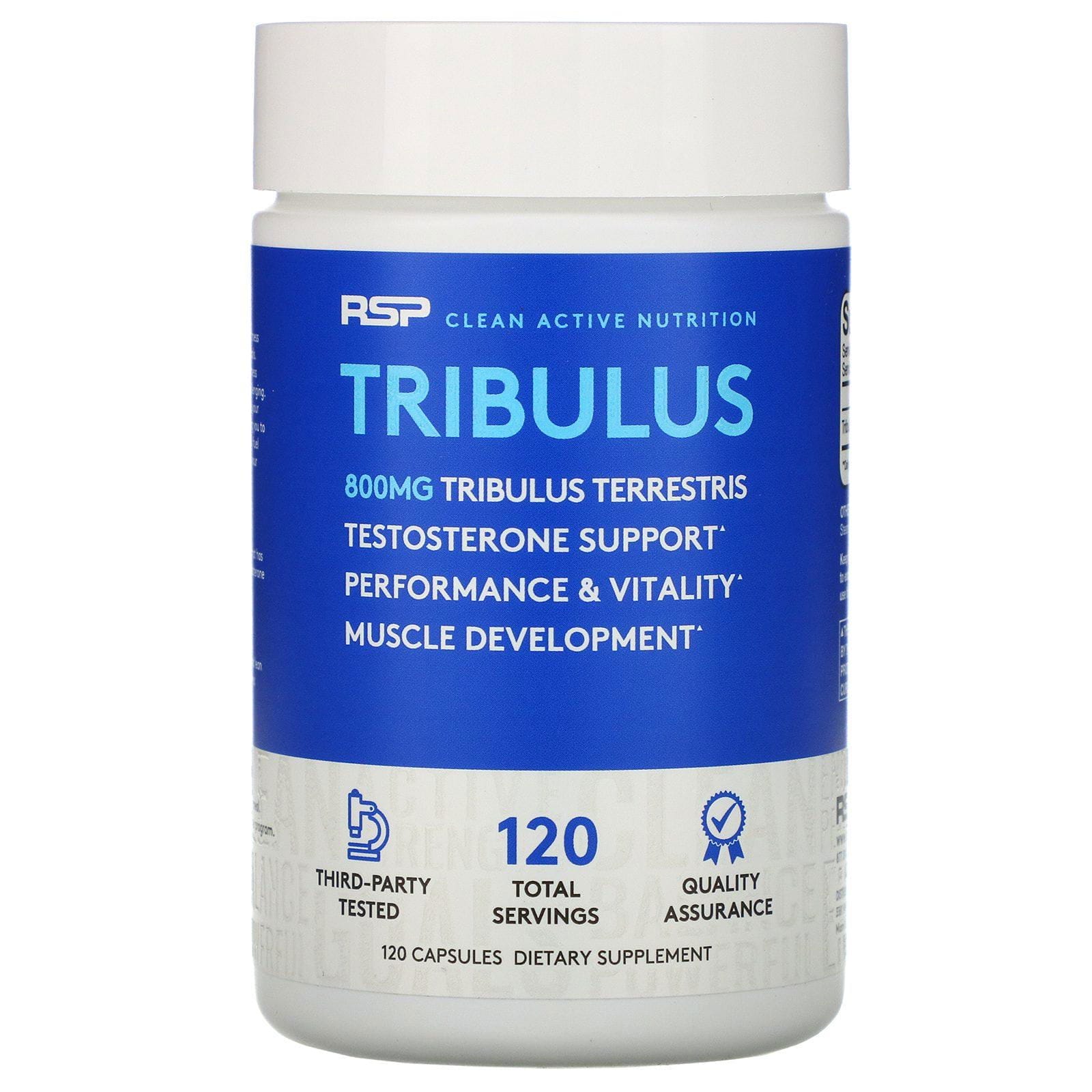 RSP Nutrition, Tribulus, 800 mg, 120 Capsules