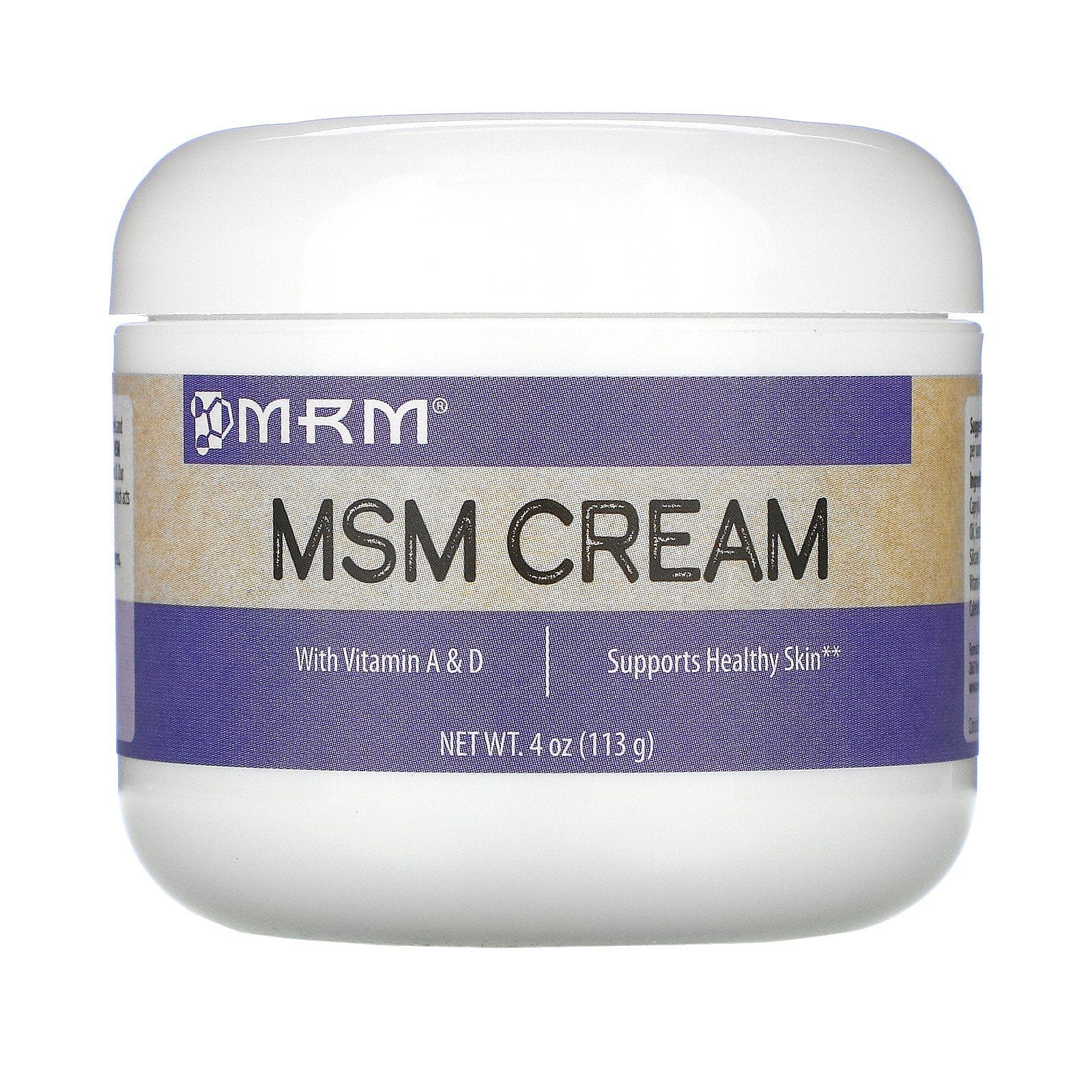 MRM, Crema MSM, 4 oz (113 g)