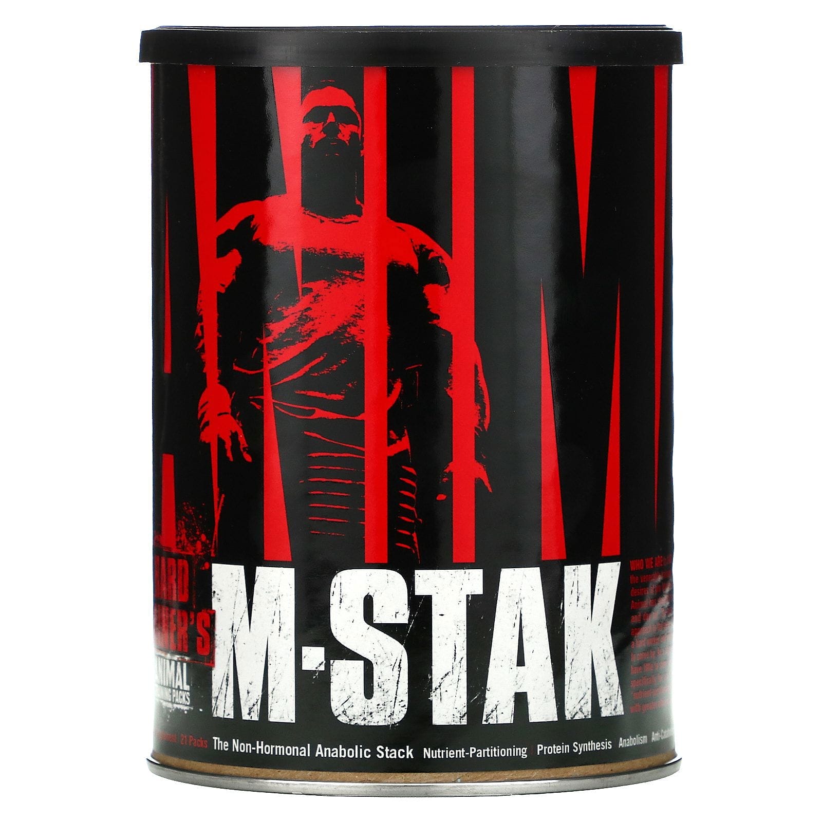 Universal Nutrition, Animal M-Stak, Paquete de entrenamiento para personas con dificultad para ganar masa muscular, 21 paquetes