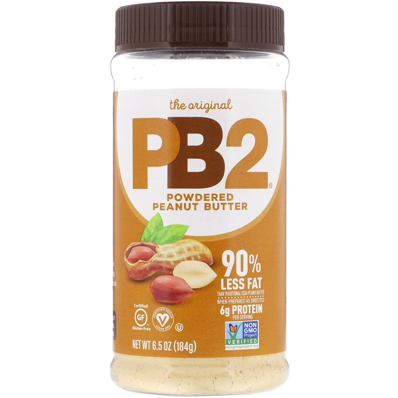 PB2 Foods, PB2, Mantequilla de Maní en Polvo, 6.5 oz (184 g)