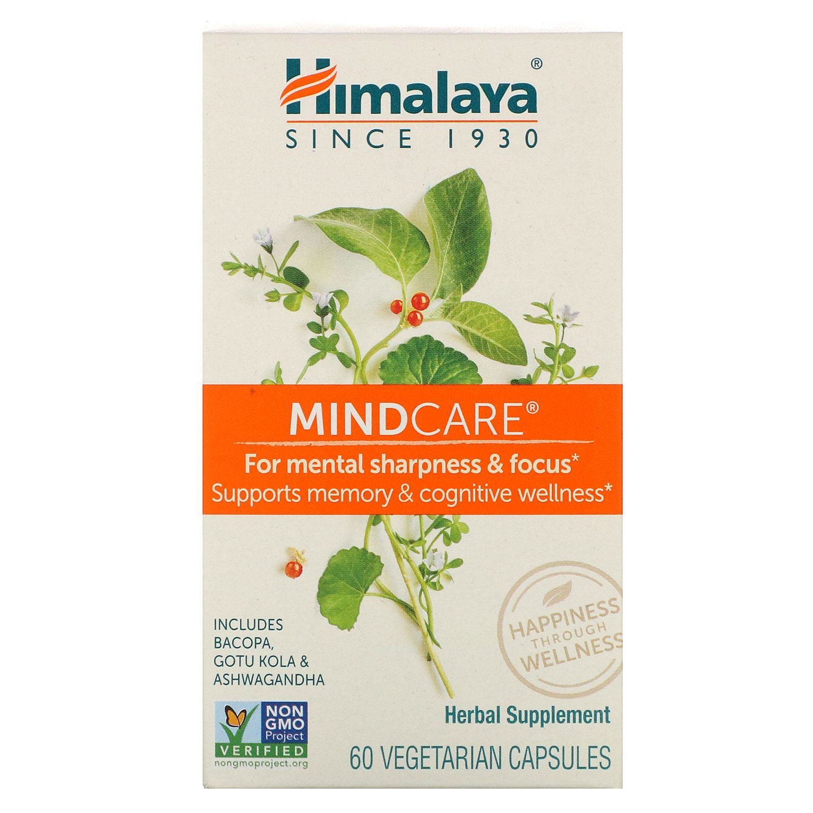 Himalaya, MindCare, 60 cápsulas vegetales
