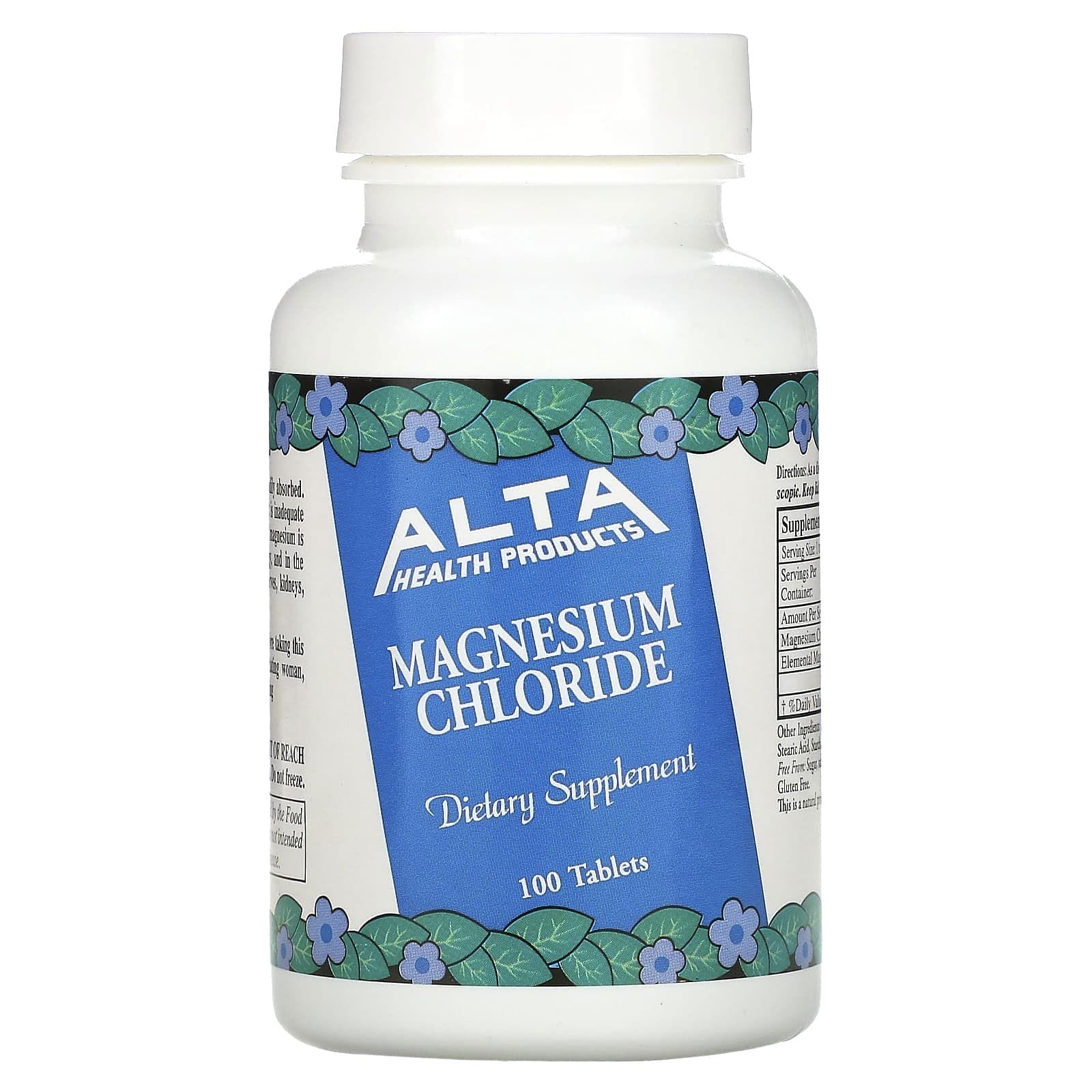 Alta Health, Cloruro de magnesio, 100 comprimidos