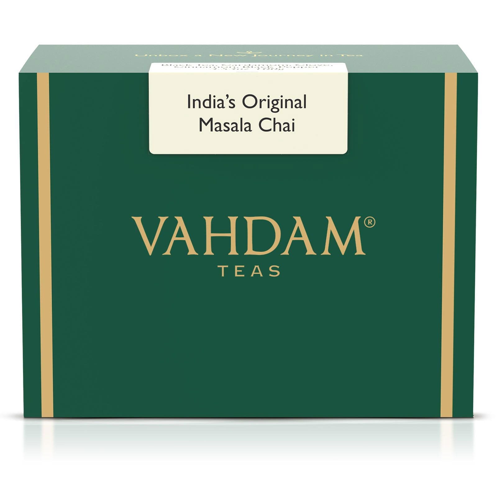 Vahdam Teas, Té negro, Chai original, 100 g (3,53 oz)