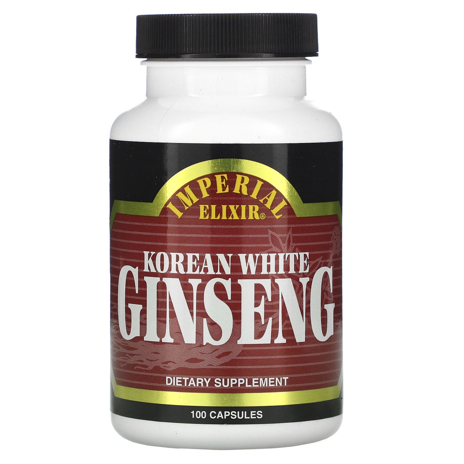 Imperial Elixir, Ginseng blanco coreano, 100 cápsulas