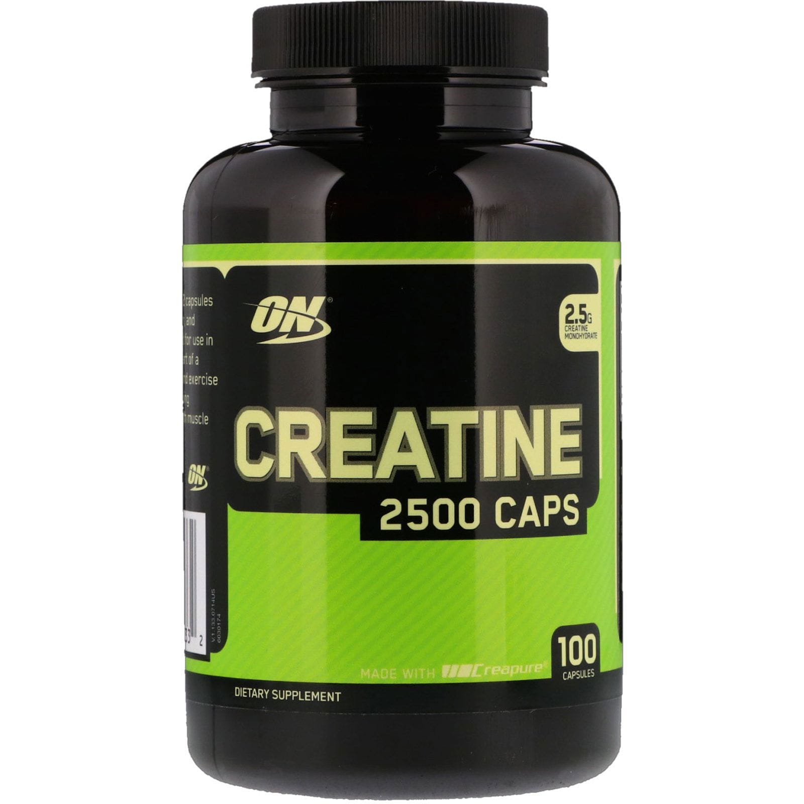 Optimum Nutrition, Creatina 2500 Cápsulas, 100 Cápsulas