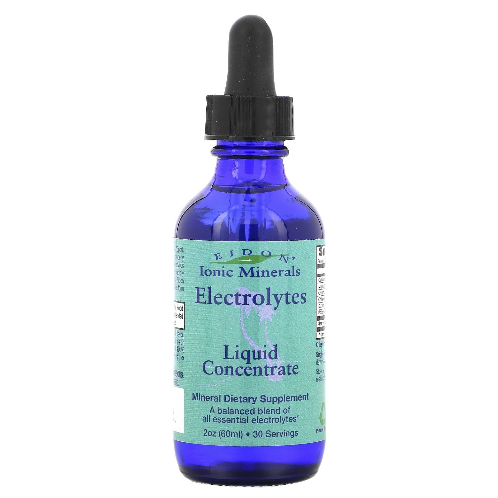 Eidon Mineral Supplements, Electrolytes, Liquid Concentrate, 2 fl. oz. (60 ml.)