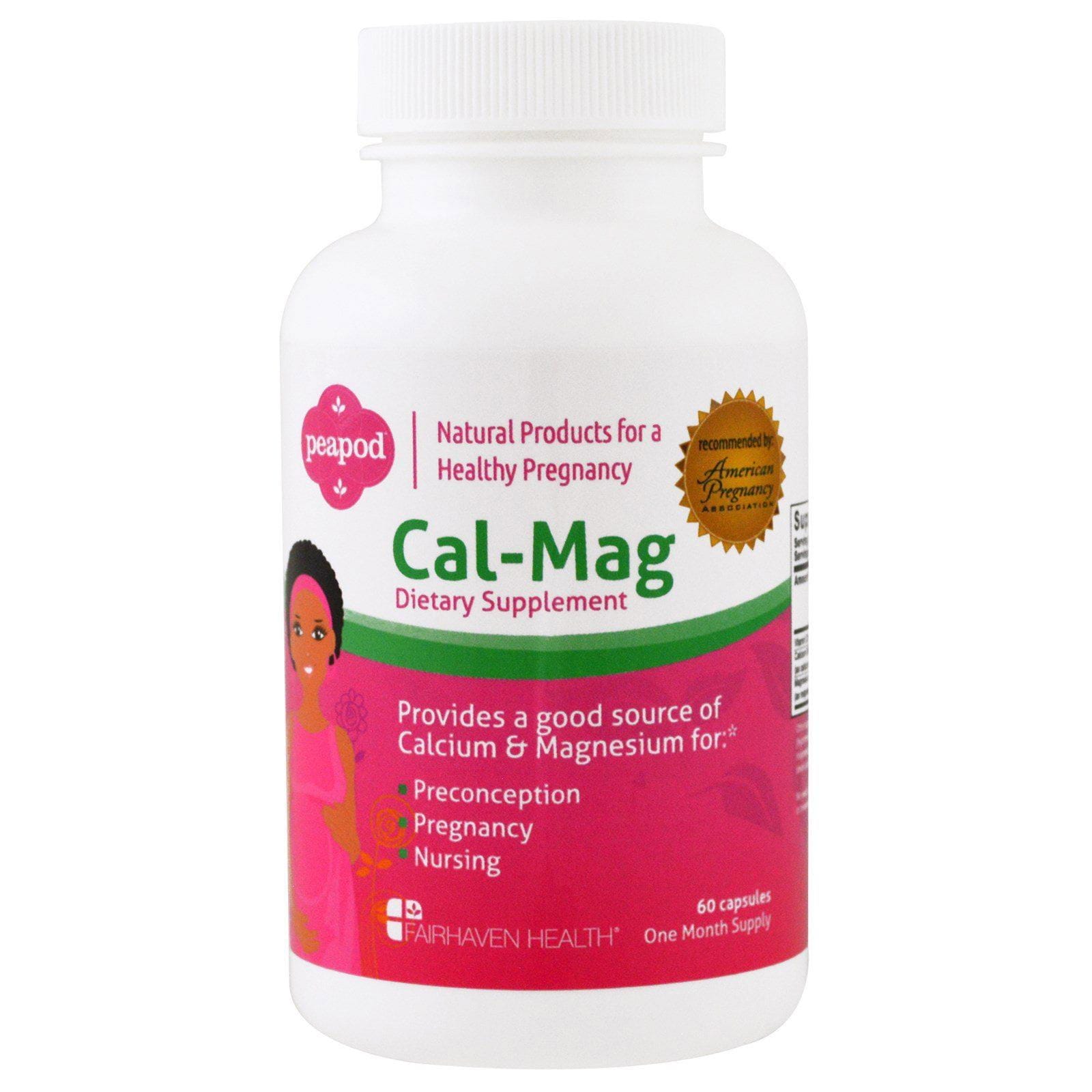 Fairhaven Health, Peapod, Cal-Mag, 60 cápsulas