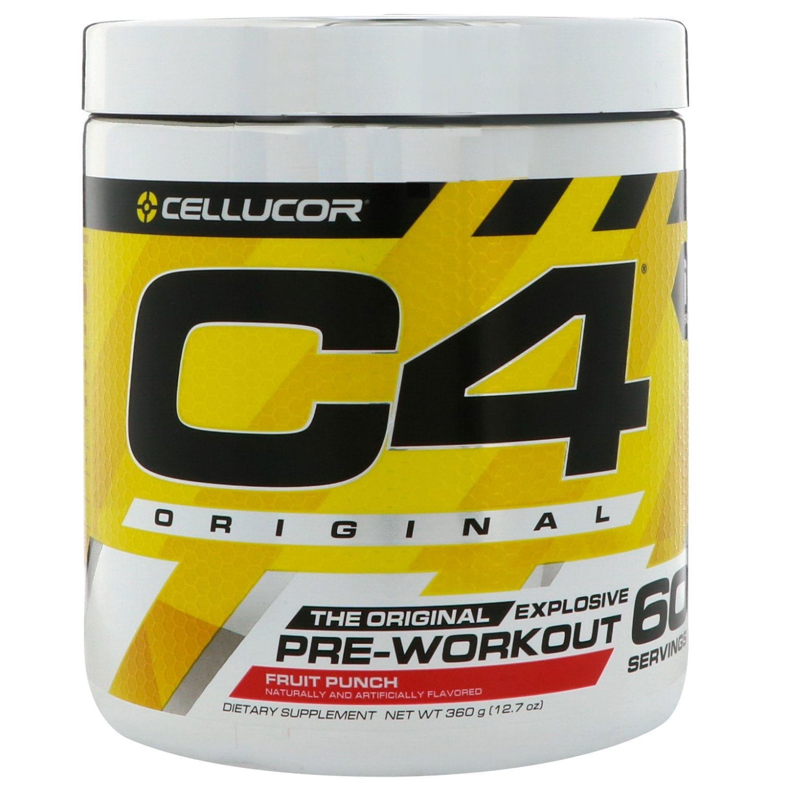 Cellucor, C4, preentrenamiento, energía explosiva, ponche de frutas, 13.75 oz (390 g)