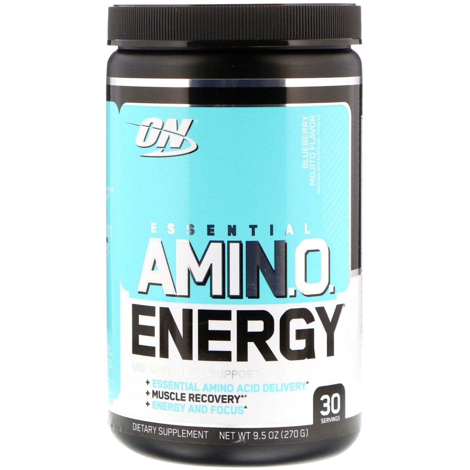 Optimum Nutrition, Essential Amino Energy, Sabor a mojito de arándanos, 9,5 oz (270 g)