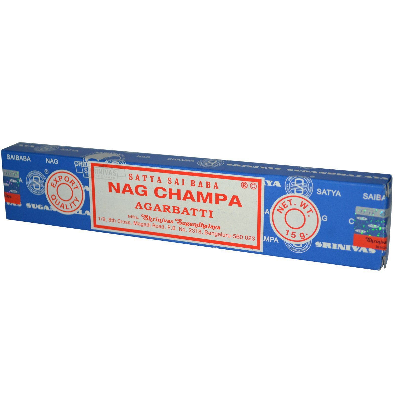 Sai Baba, Satya, Incienso Nag Champa Agarbatti, 15 g