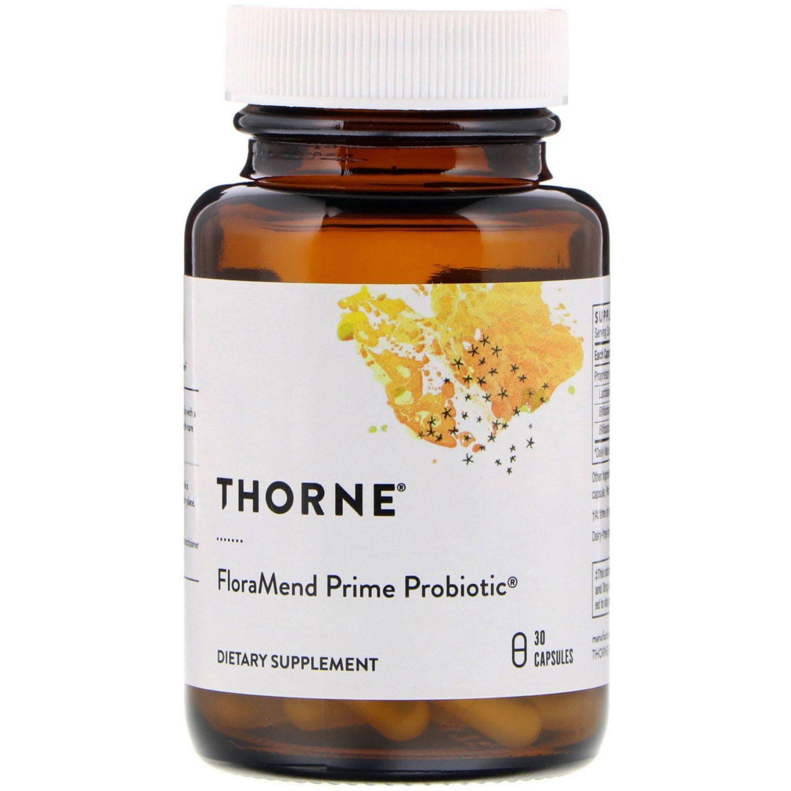 Thorne Research, Probiótico primordial FloraMend, 30 cápsulas vegetarianas
