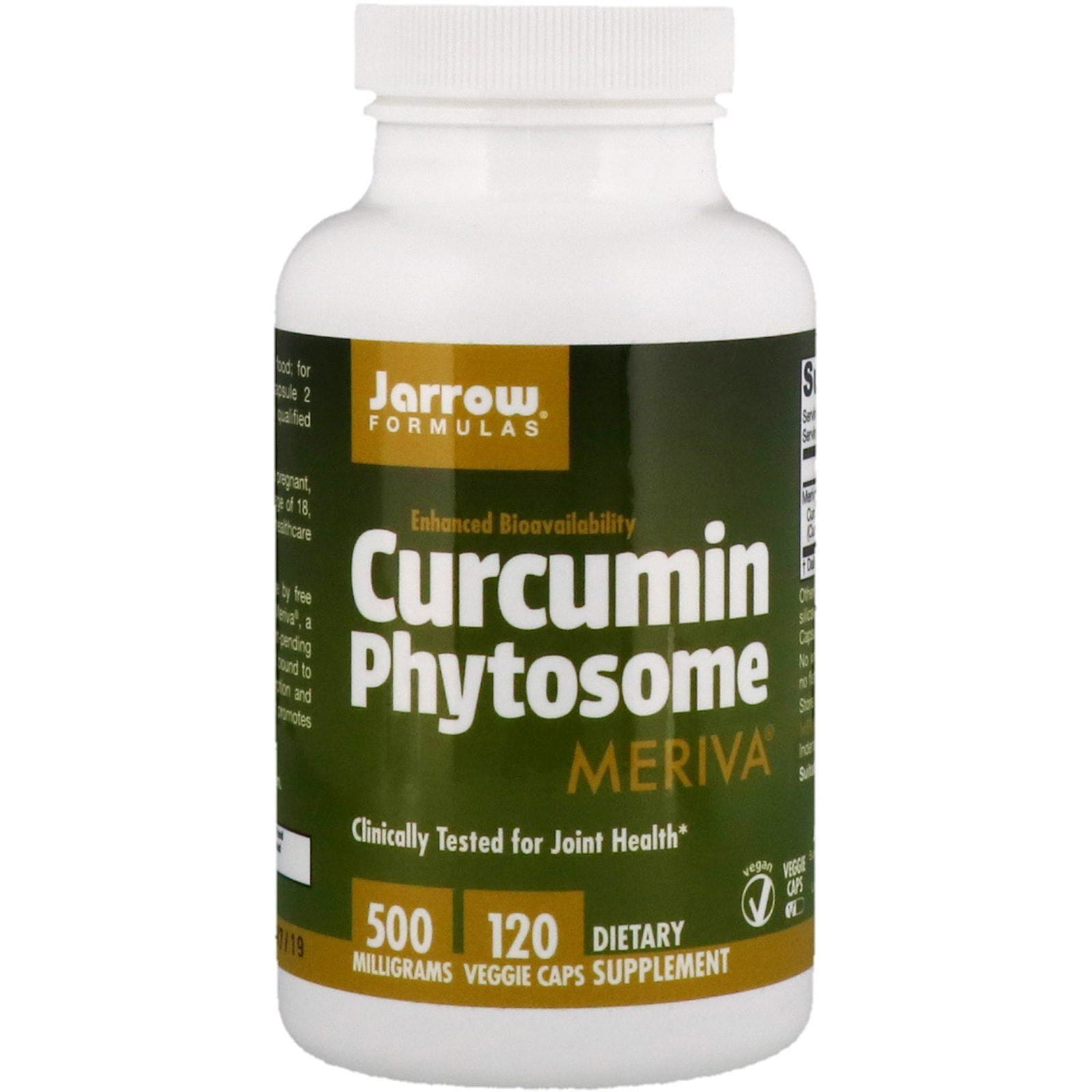 Jarrow Formulas, Fitosoma de curcumina, 500 mg, 120 cápsulas vegetales