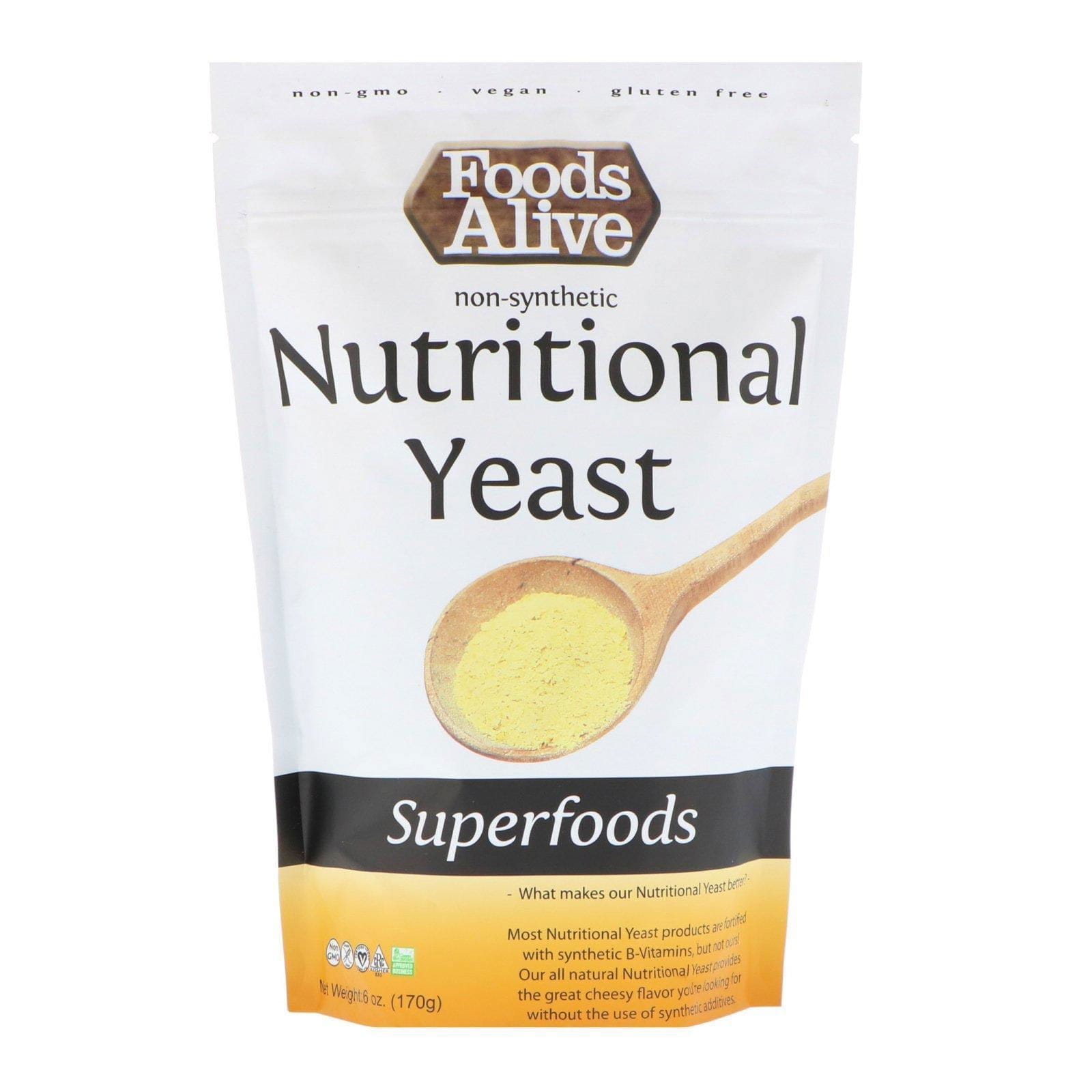 Foods Alive, Superfoods, levadura nutricional, 6 oz (170 g)