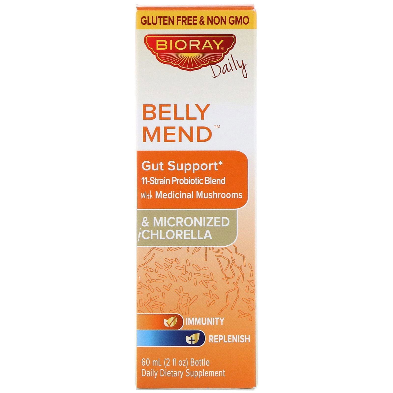 Bioray, Belly Mend, ayuda intestinal, sin alcohol, 60 ml (2 oz. liq.)