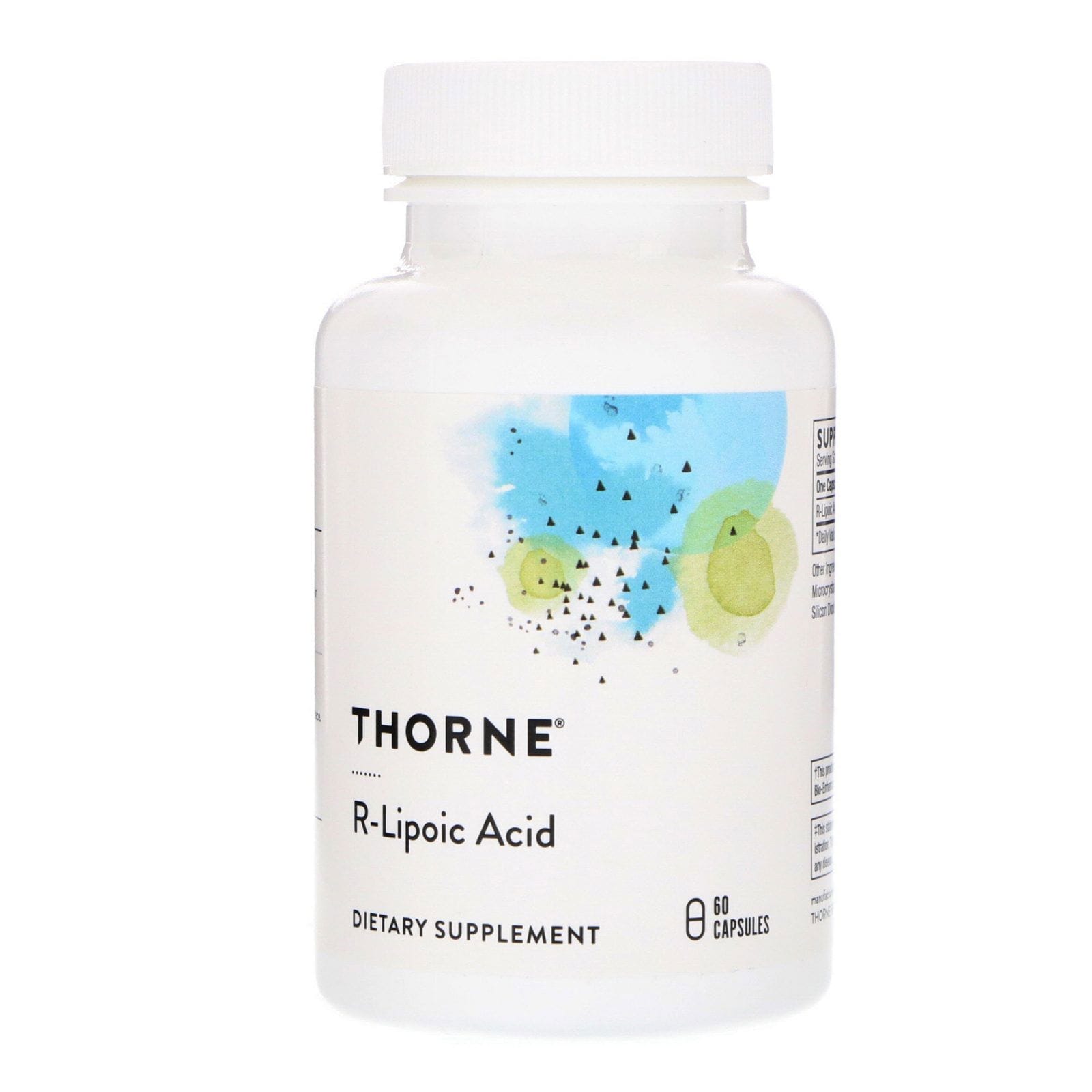 Thorne Research, Ácido R-lipoico, 60 cápsulas veganas