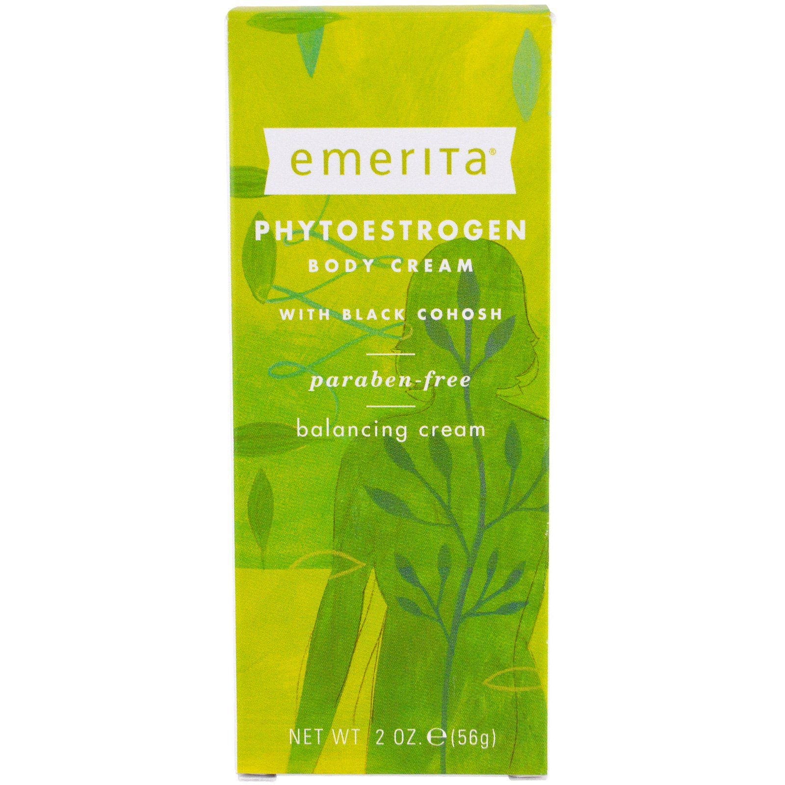 Emerita, Fitoestrógenos, crema corporal, 2 oz (56 g)
