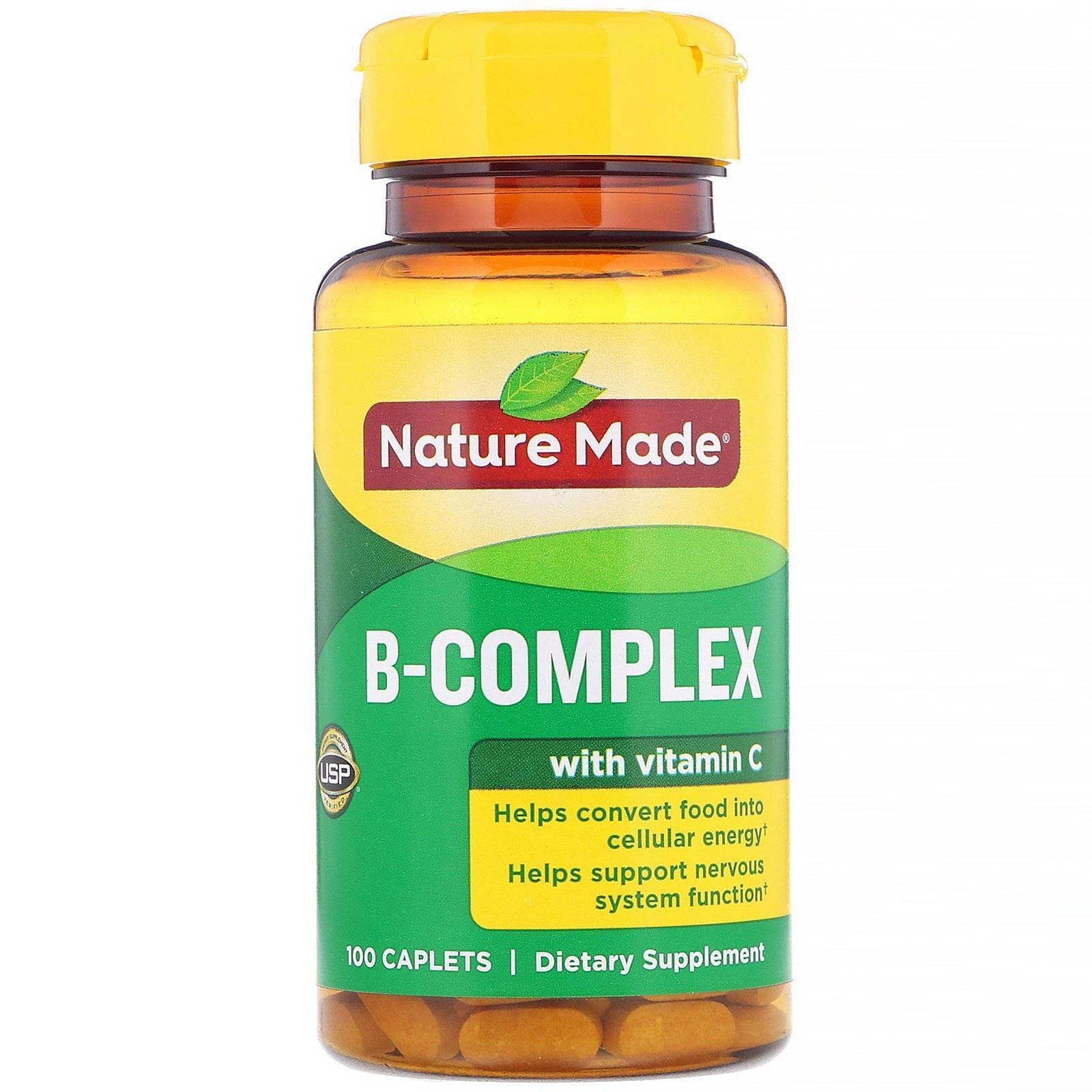 Nature Made, B-Complex con Vitamina C, 100 comprimidos