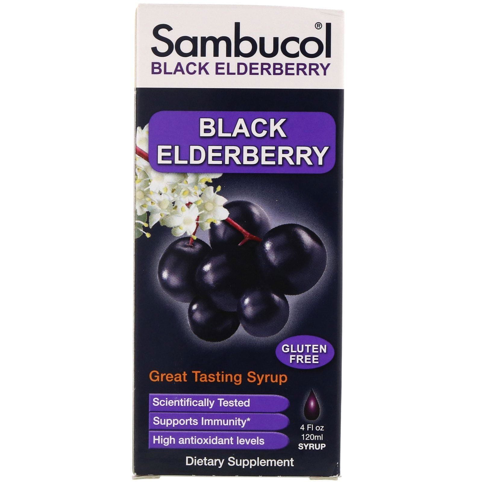 Sambucol, Baya de sauco negra, fórmula original, 4 fl oz (120 ml)