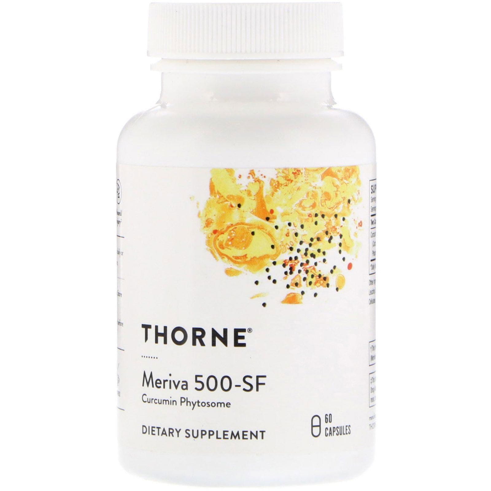 Thorne Research, Curcumina fitosoma, Libre de Soya, 60 Cápsulas Vegetarianas