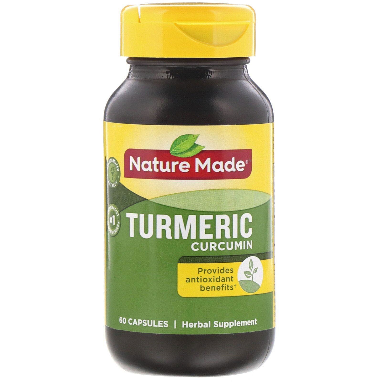Nature Made, Curcumina de cúrcuma, 60 cápsulas