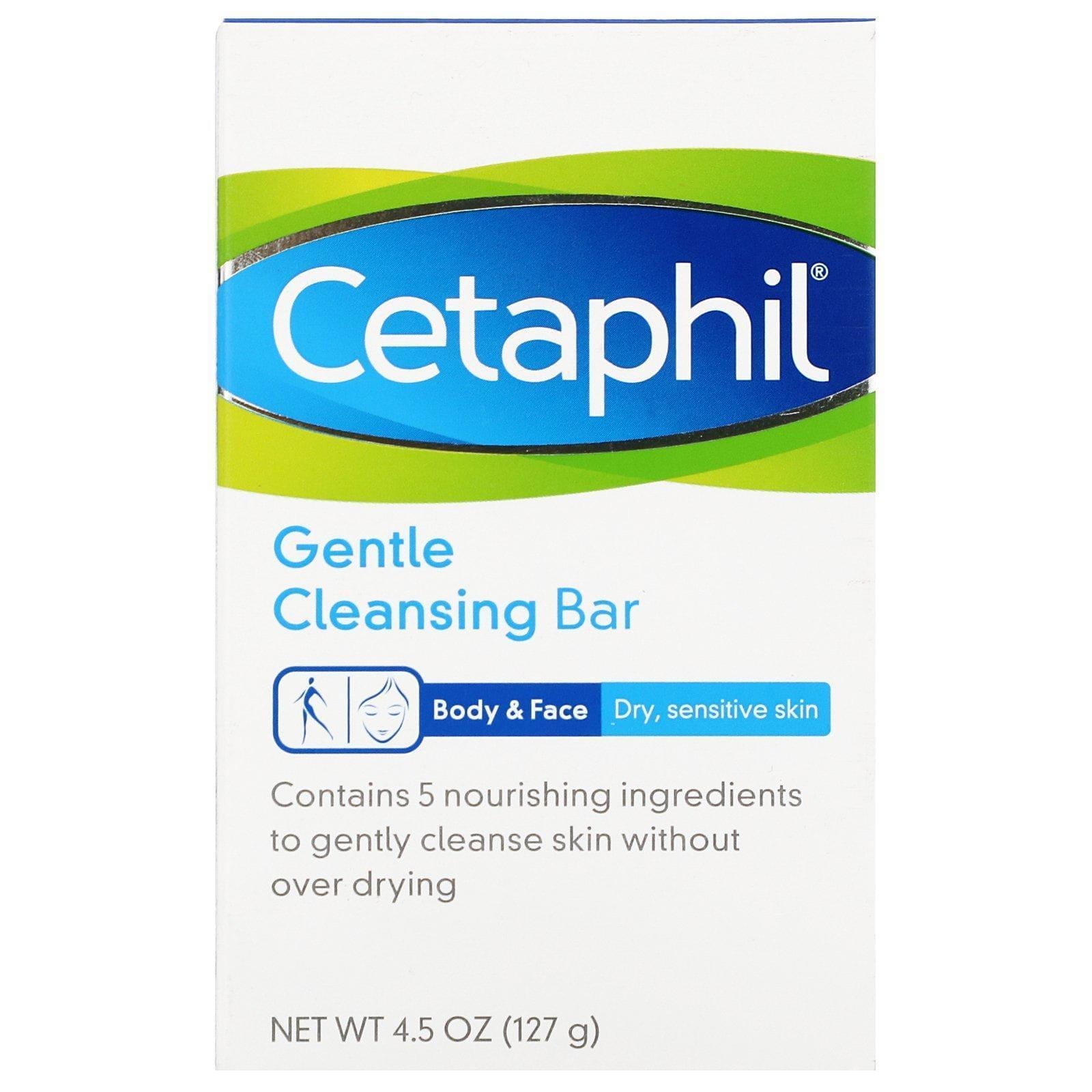 Cetaphil, Barra de limpieza suave, 4,5 oz (127 g)
