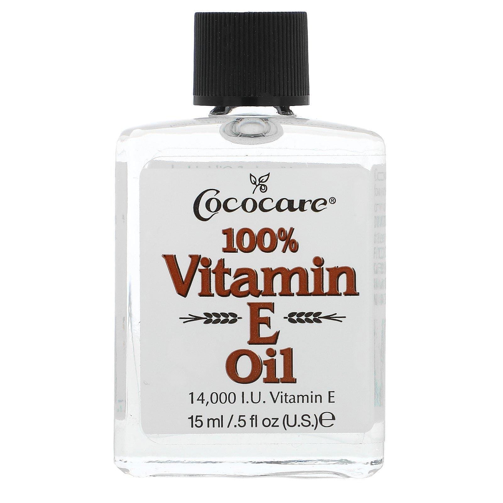 Cococare, 100% aceite de vitamina E, 0,5 fl oz (15 ml)