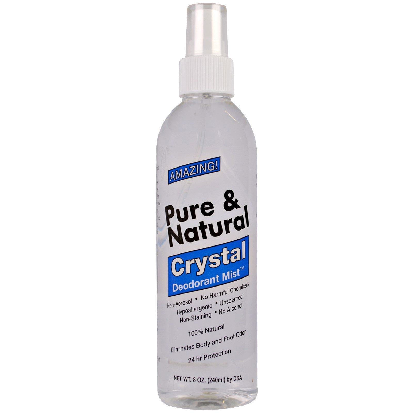 Thai Deodorant Stone, Puro & Natural, Spray Desodorante Transparente, Sin Perfume, 8 oz (240 ml)