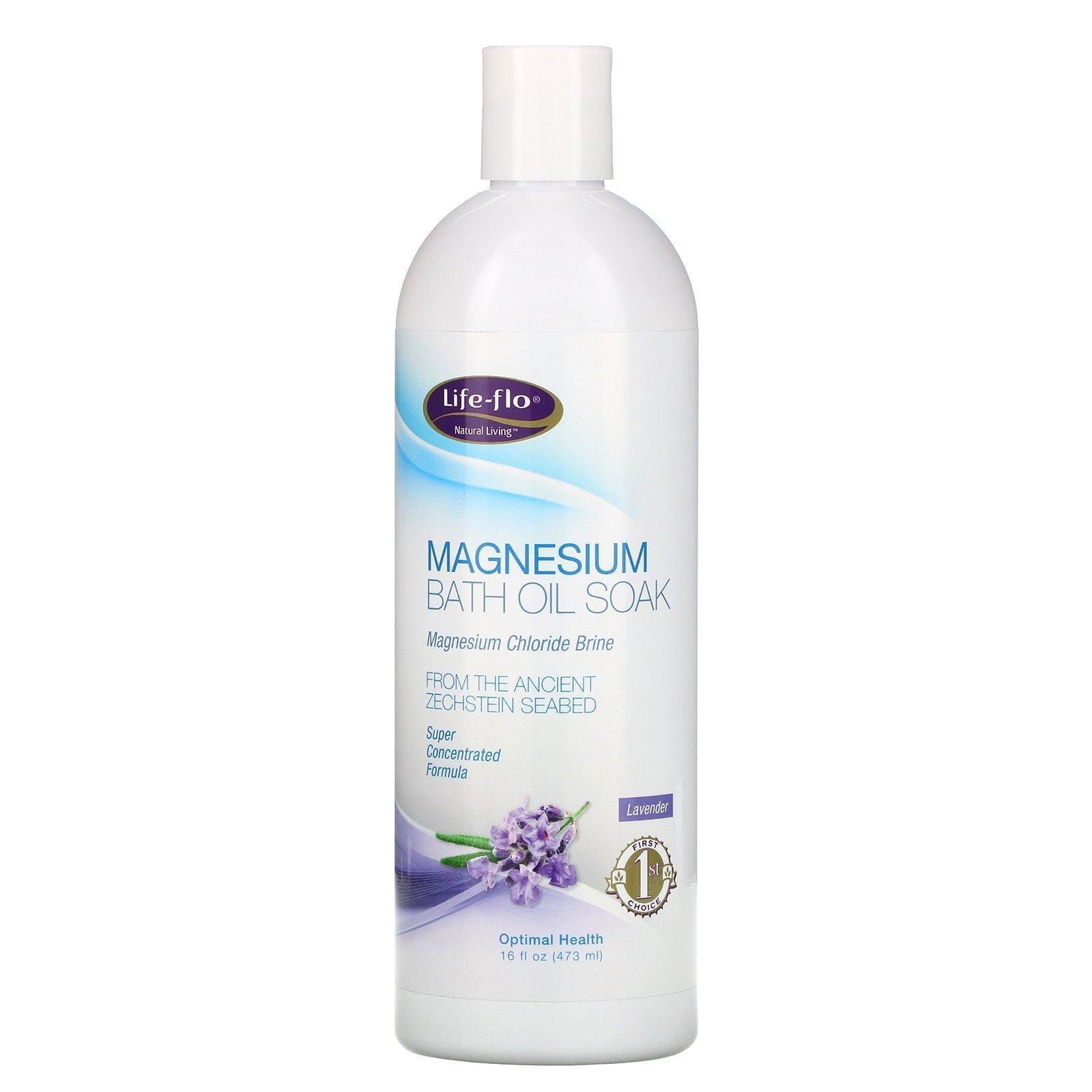 Life-flo, Aceite para baño remojo de lavanda, 16 fl oz (473 ml)