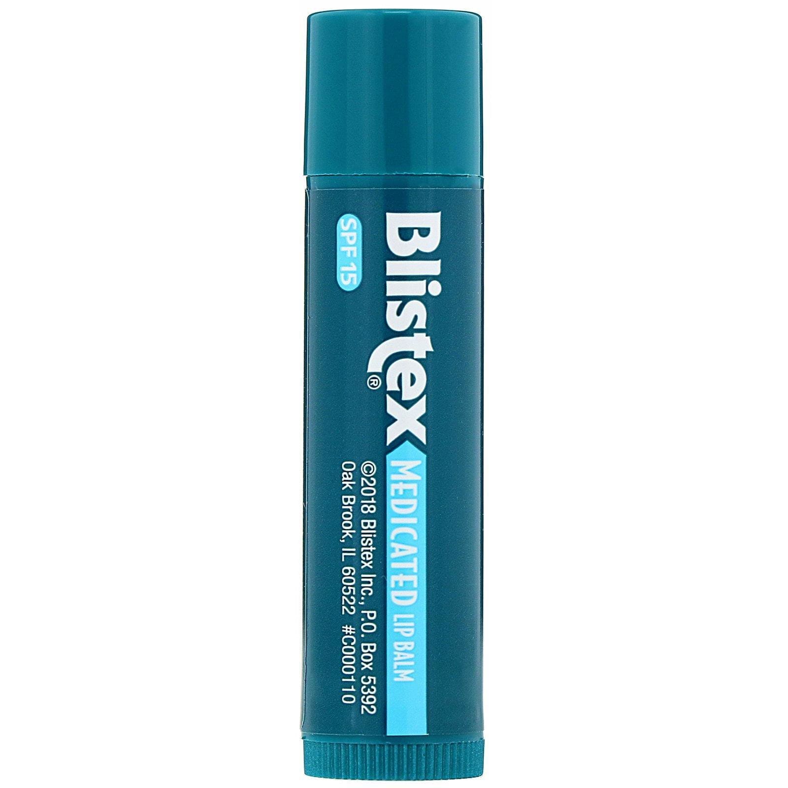 Blistex, Bálsamo para labios medicado, protector/filtro solar para labios, SPF 15, .15 oz (4.25 g)
