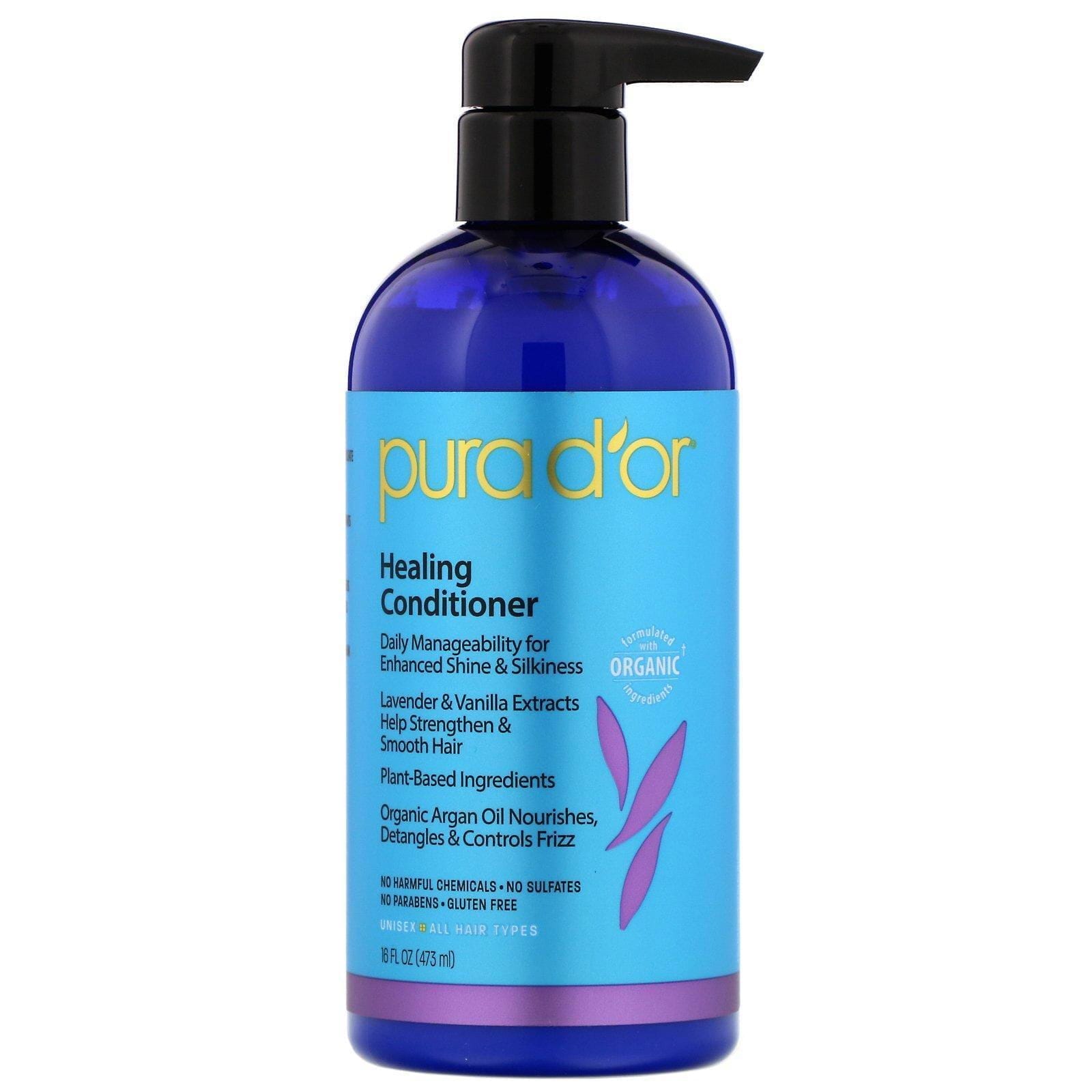 Pura D'or, Acondicionador sanador, 16 fl. Oz (473 ml)