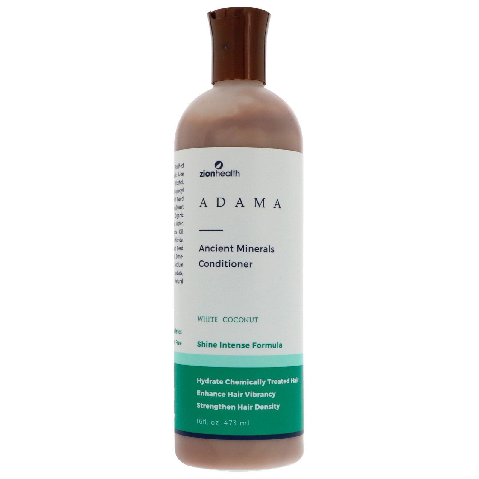 Zion Health, Adama, acondicionador minerales ancestrales, coco blanco, 16 fl oz (473 ml)