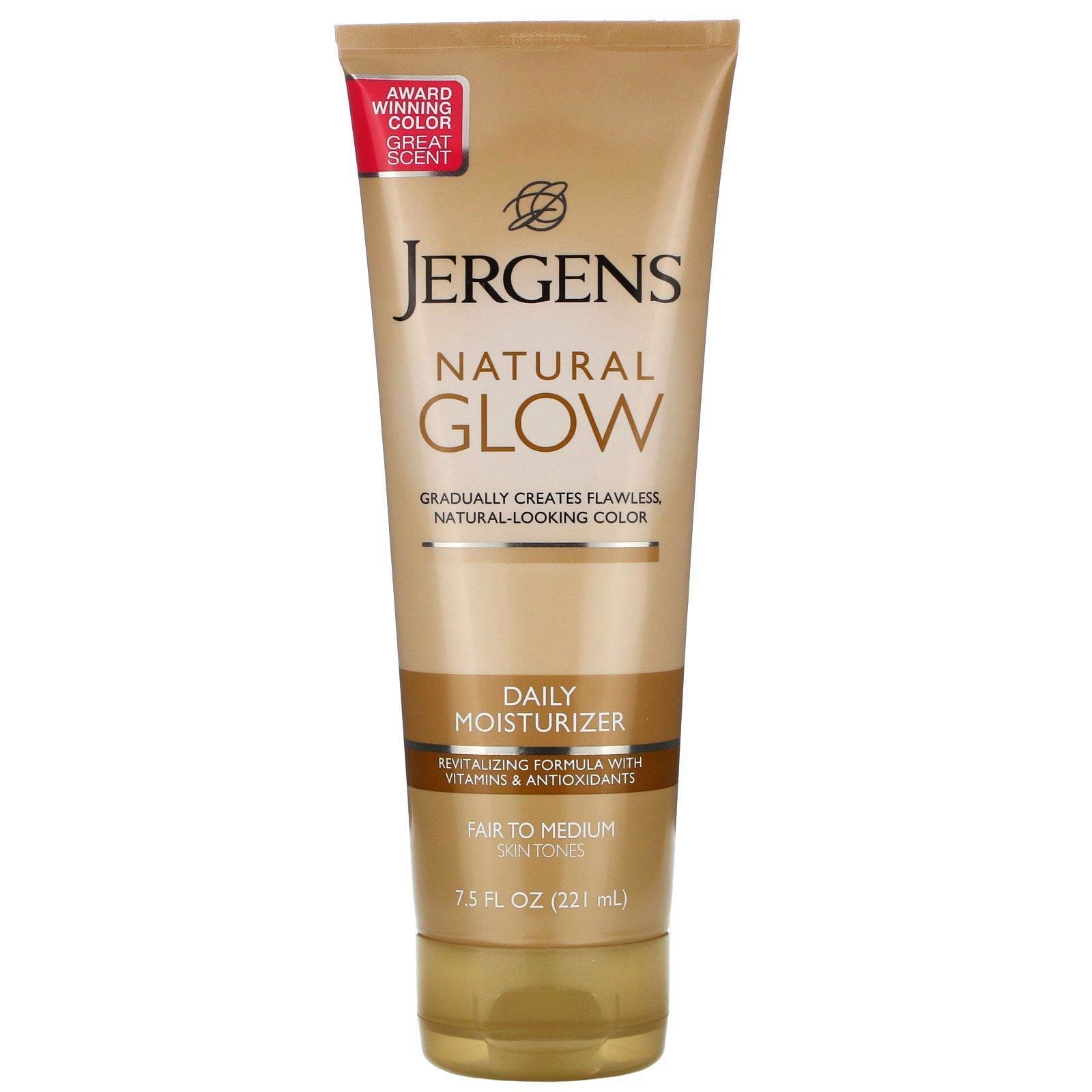 Jergens, Natural Glow, Humectante de uso diario, Claro a medio, 221 ml (7,5 oz. liq.)