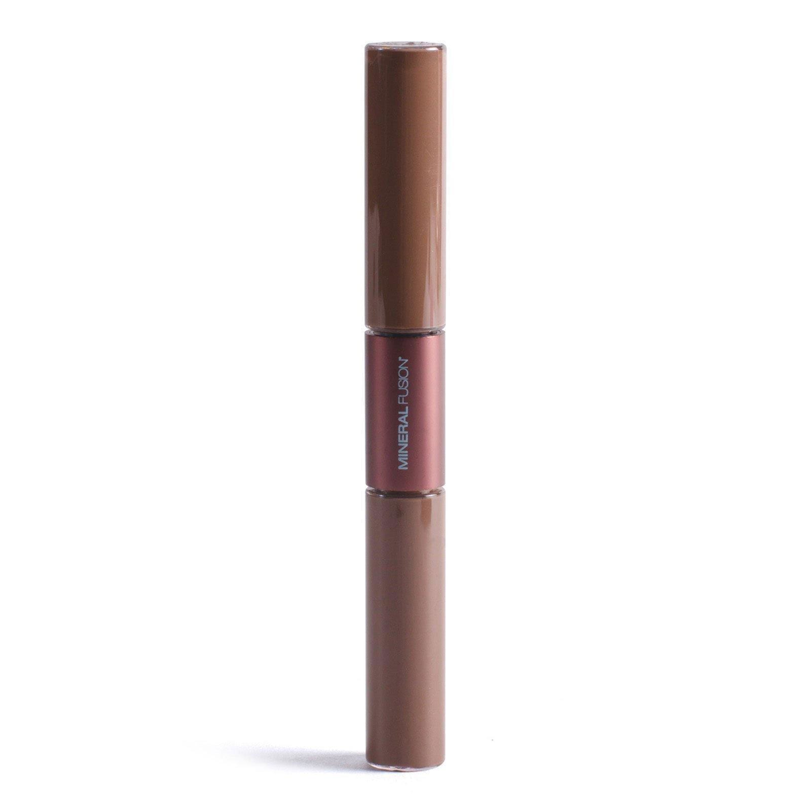 Mineral Fusion, Corrector de raíz gris de cabello, marrón medio, 8 g (0,28 oz)