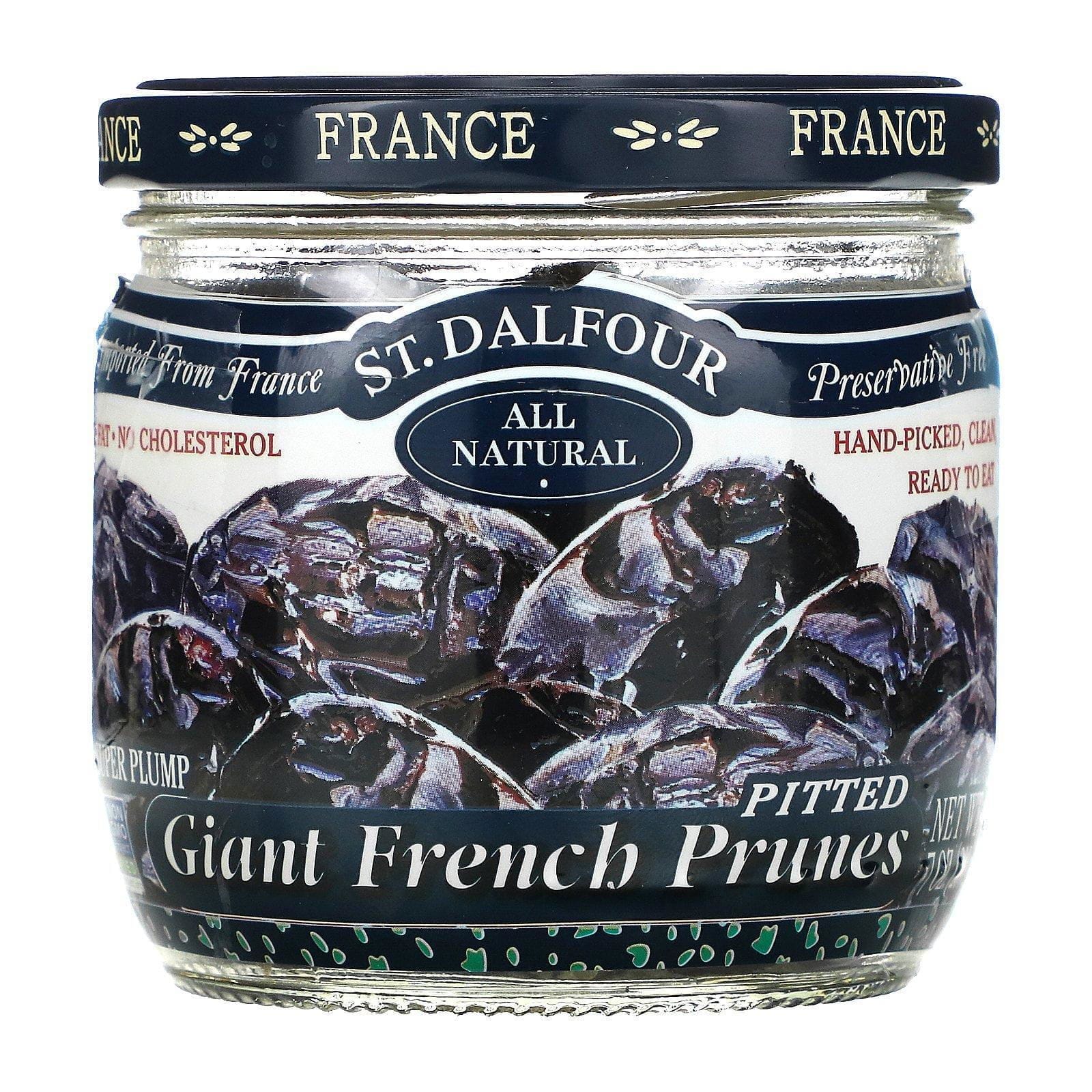 St. Dalfour, Ciruelas Pasa Francesas Gigantes, Sin Hueso, 7 oz (200 g)