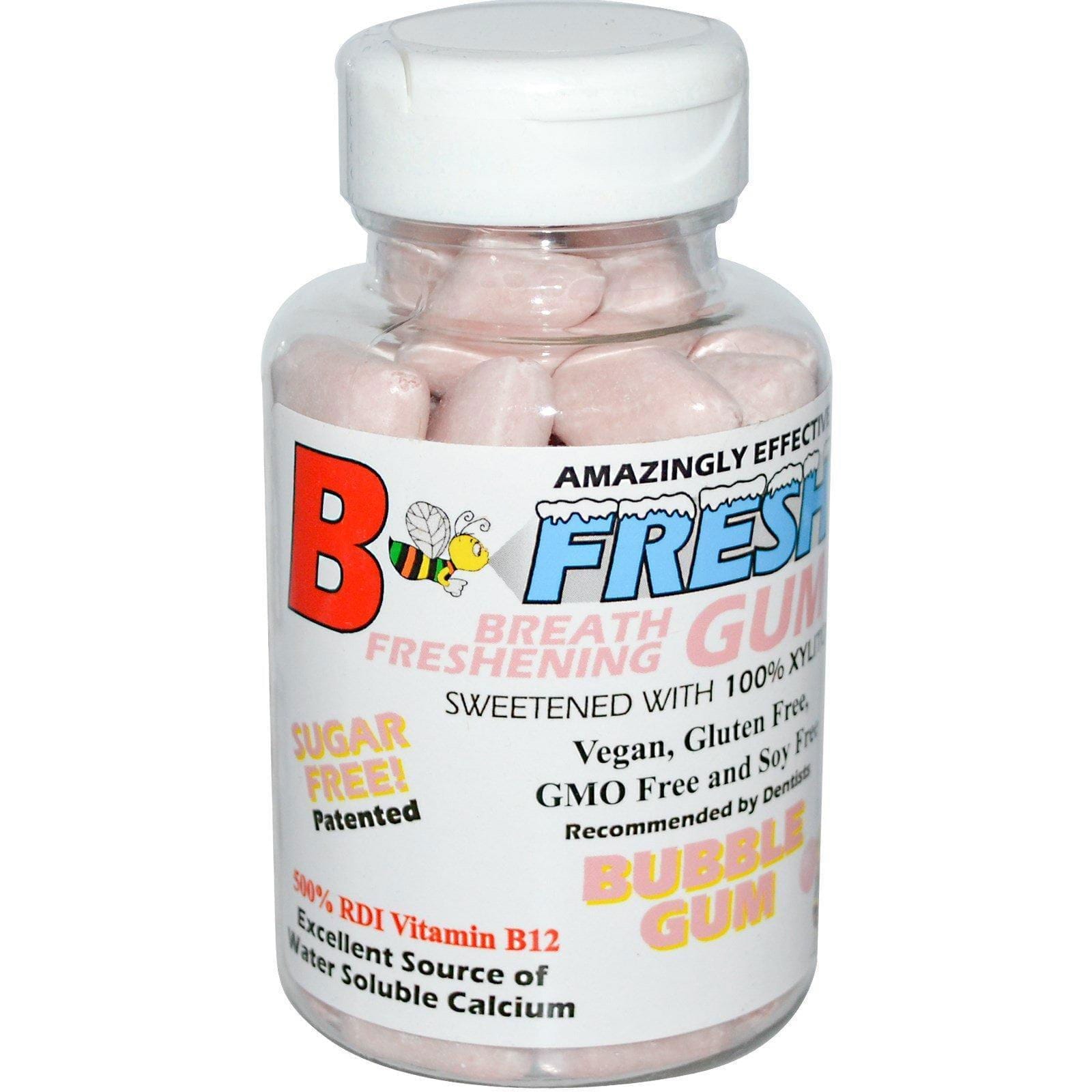 B-Fresh, Goma de mascar refrescante de aliento, Chicle, 50 unidades
