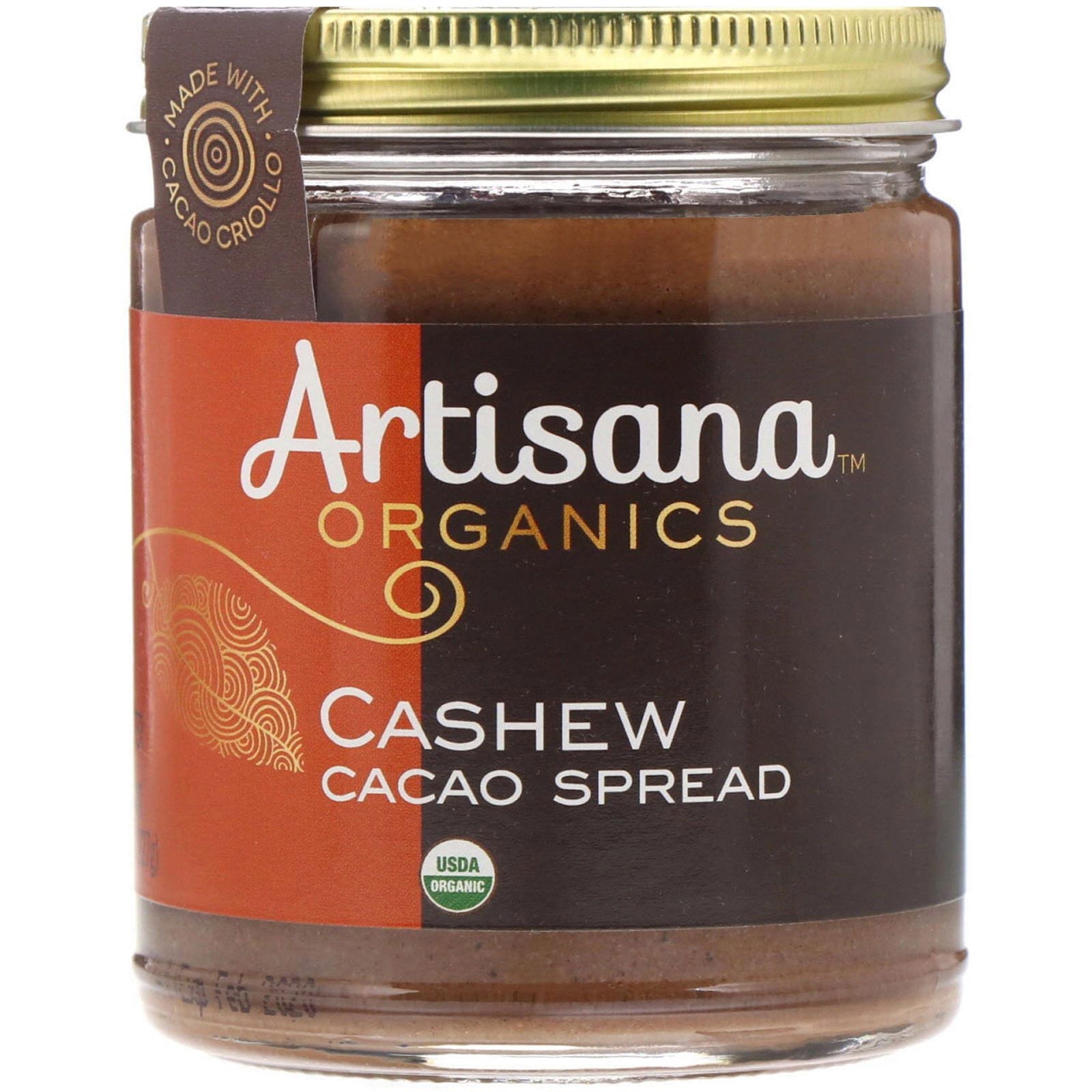 Artisana, Crema de untar de cacao y marañones, 8 oz (227 g)