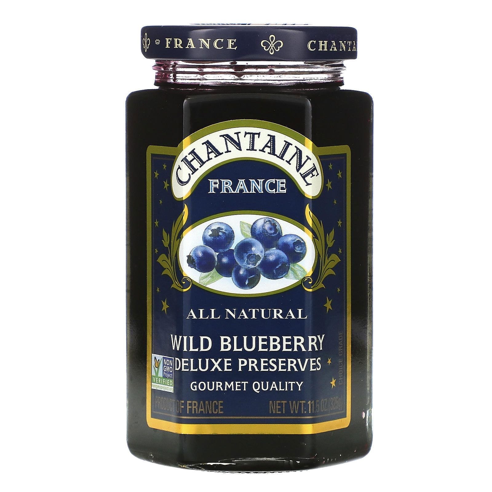 Chantaine, Conservas de lujo, Arándanos azules silvestres, 325 g (11,5 oz)