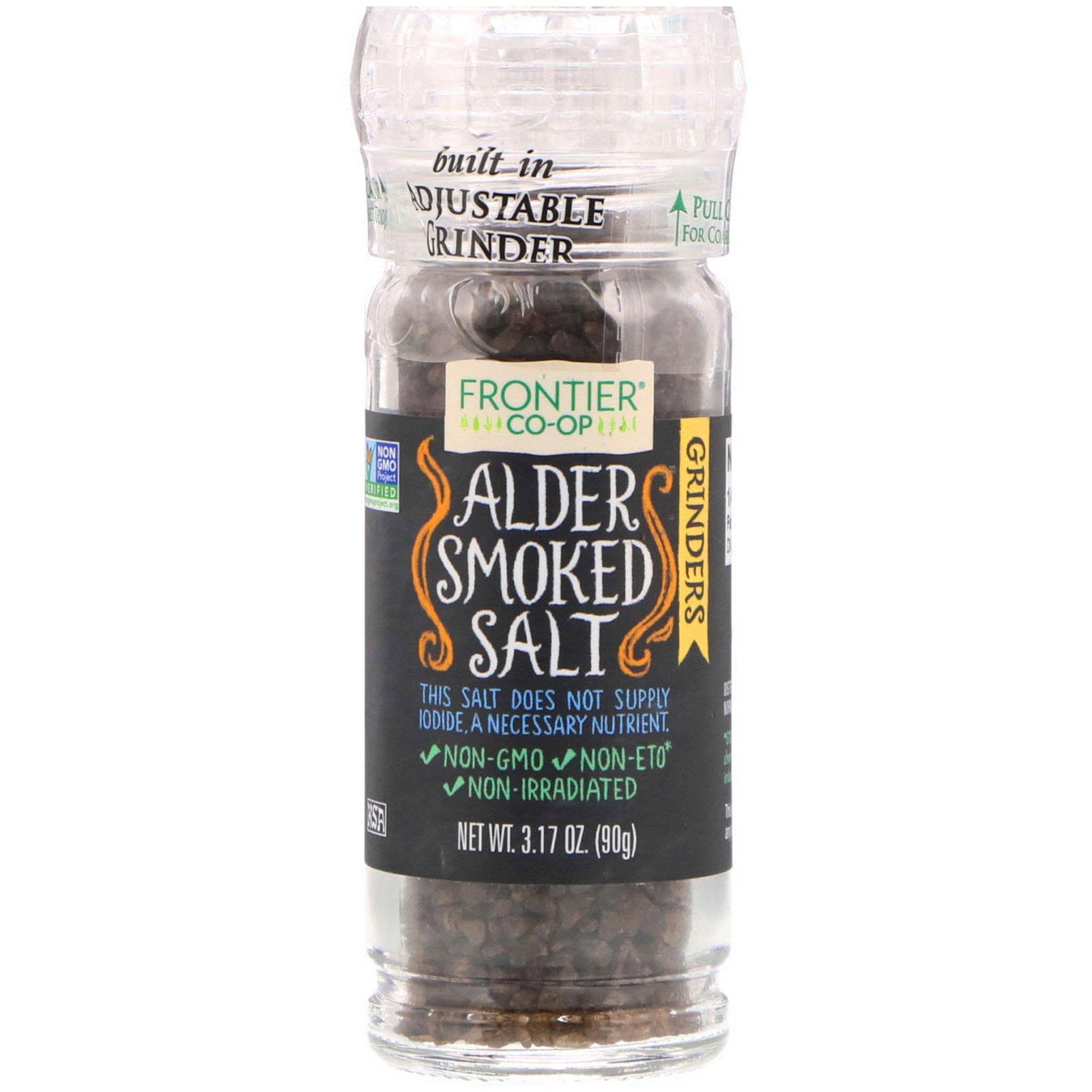 Frontier Natural Products, Sal Ahumada Alder, Muela de Sal Gourmet, 3.2 oz (90 g)