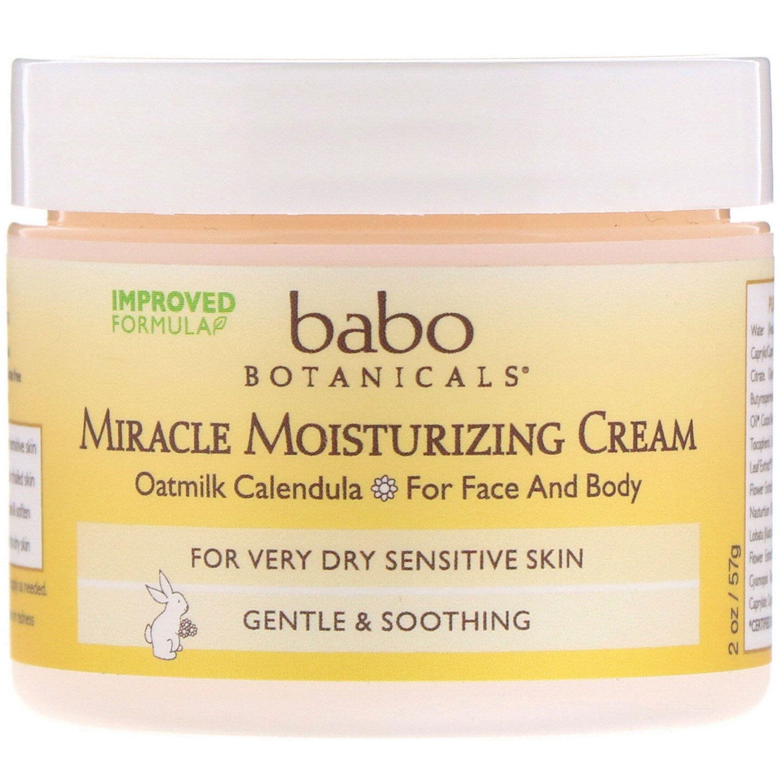 Babo Botanicals, Crema humectante milagrosa, 57 g (2 oz)