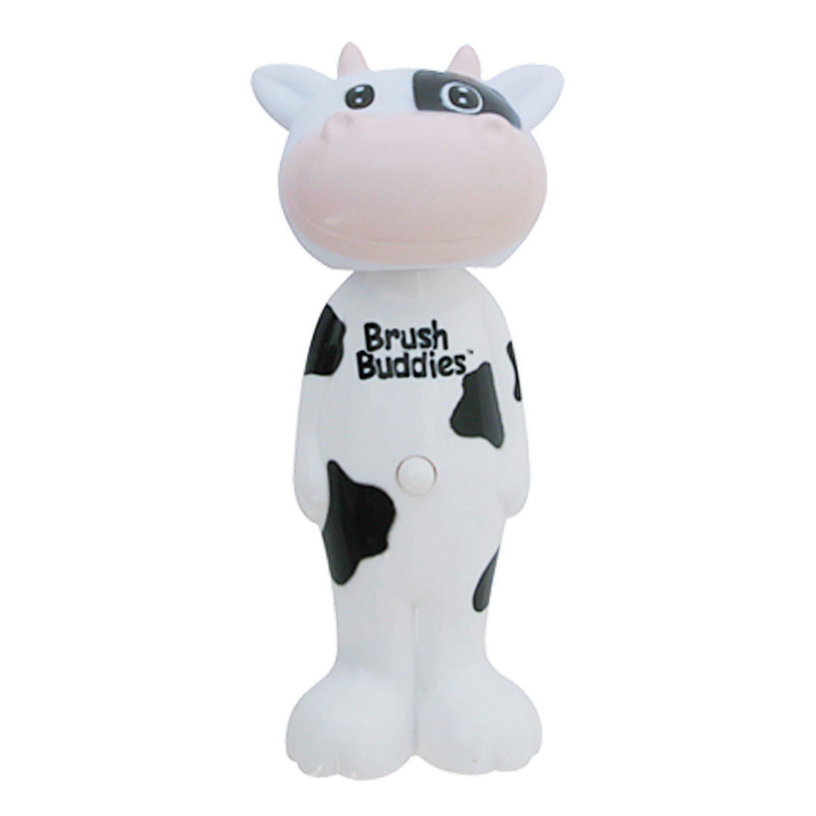 Brush Buddies, Poppin', Vaca Wayne, 1 cepillo de dientes suave