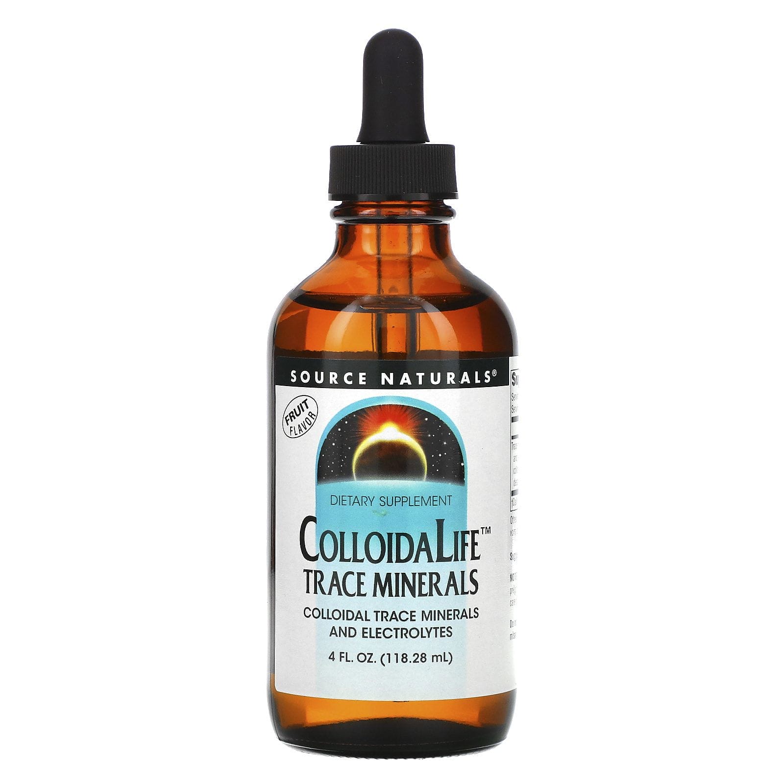 Source Naturals, ColloidaLife Minerales Traza, Sabor a Fruta, 4 fl oz (118.28 ml)